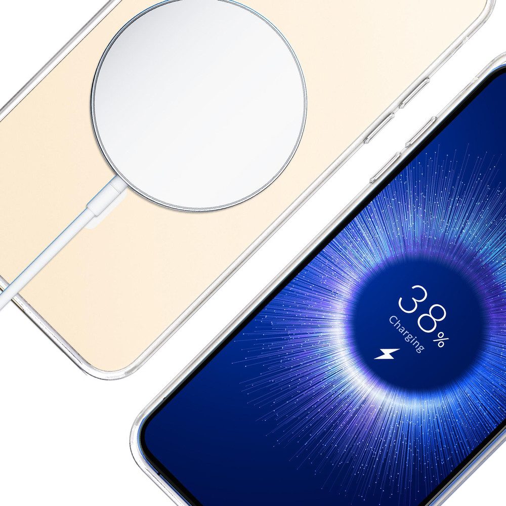 3MK Smartphone-Hülle Handyhülle Schutzhülle Magnethülle, MagSafe-kompatibel, verstärkte Ecken, transparent