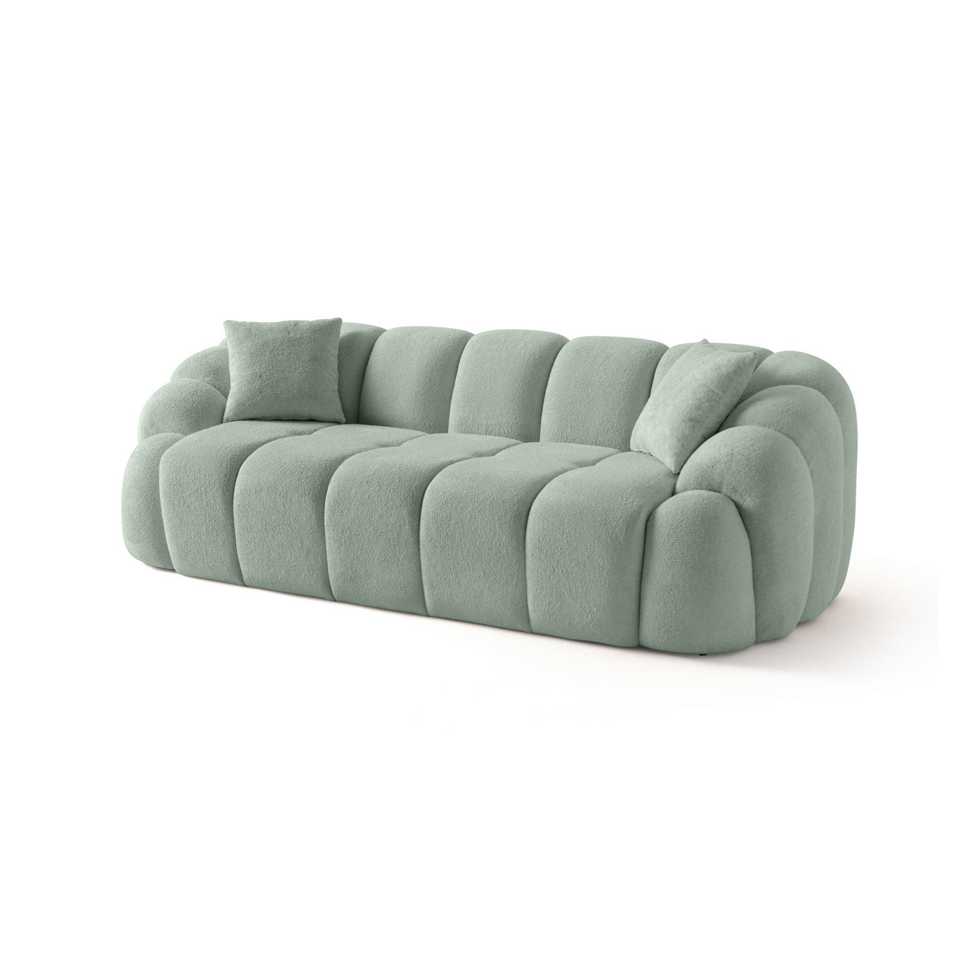 Skye Decor Sofa Octavio, 1 Teile, Octavio 3-Sitzer Sofa in Türkis, pflegeleichter Bezug