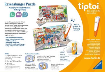 Ravensburger Puzzle tiptoi® Puzzle für kleine Entdecker: Rettungseinsatz, 12 Puzzleteile, Made in Europe, FSC® - schützt Wald - weltweit