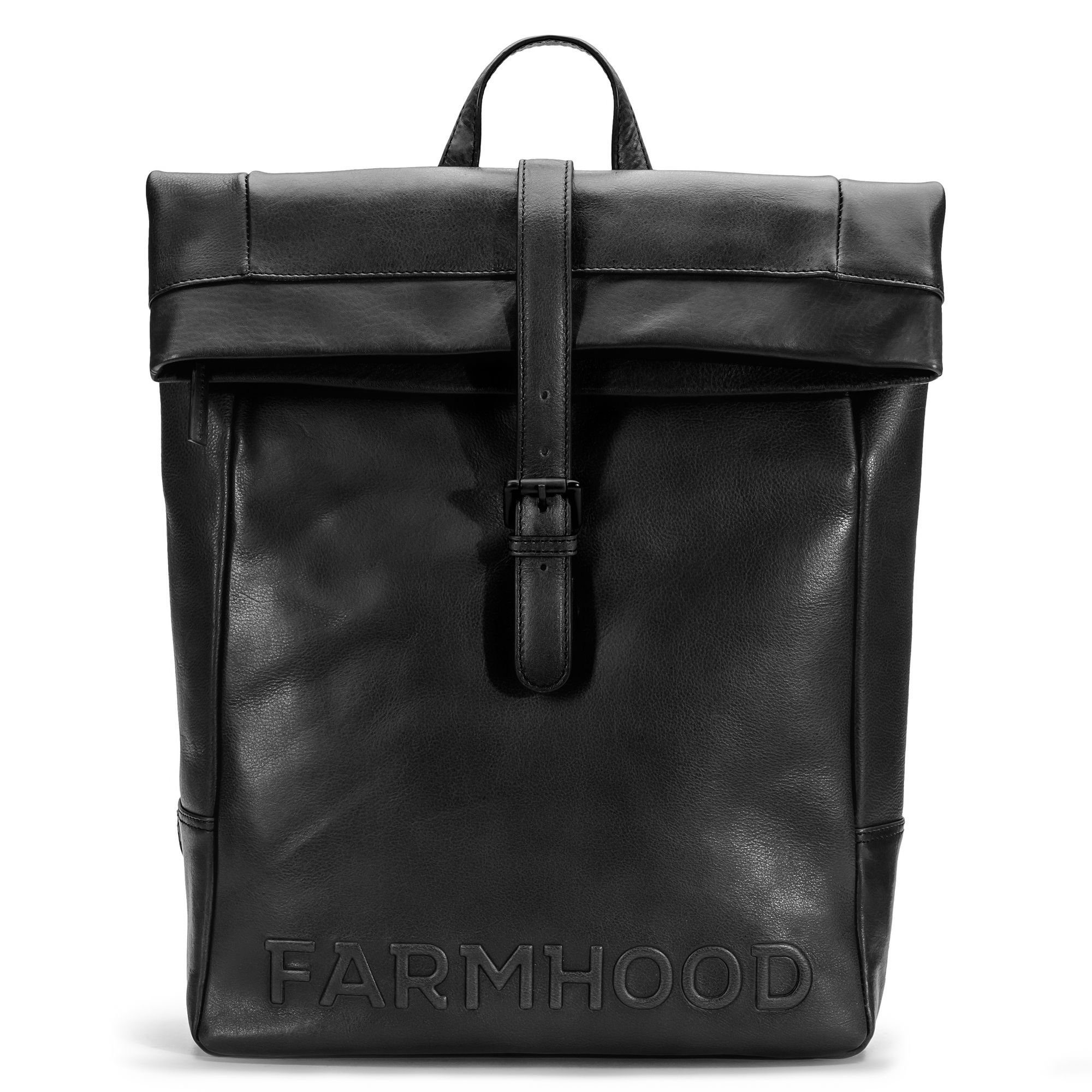 Memphis, black Farmhood Leder Daypack