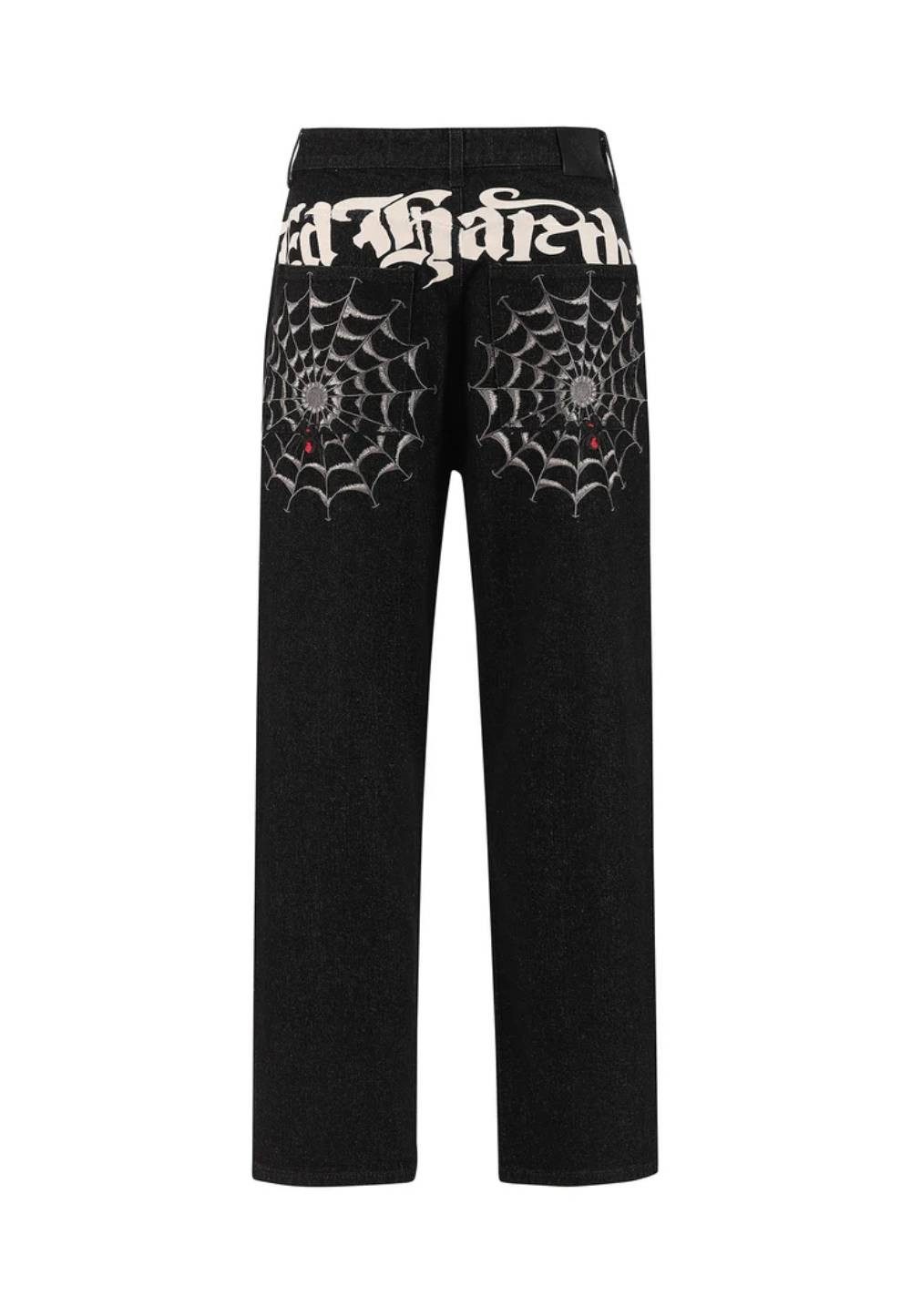 Ed Hardy Loose-fit-Jeans Jeans Ed Hardy Black Widow Baggy Lässige Passform