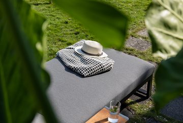 MANDALIKA Garden Gartenliege Outdoor Sonnenliege Heritage 100% LIKA-TEX® Bezug, verstellbares Kopfteil