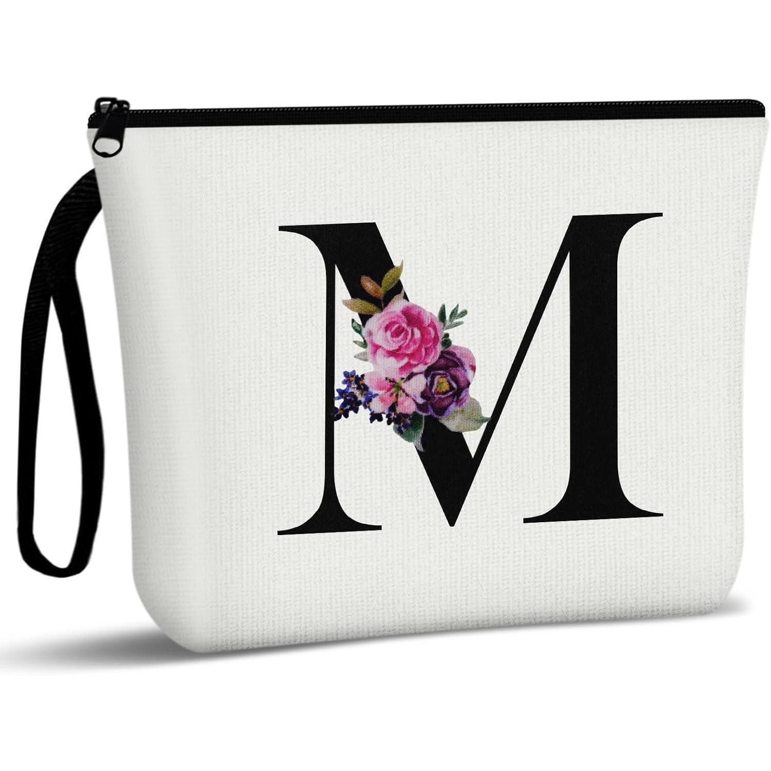Make-up-Tasche 'Opulenter Garten' – Kosmetiktasche Aus Leinen, 19,1 X 25,4 Cm, Mit Reißverschluss