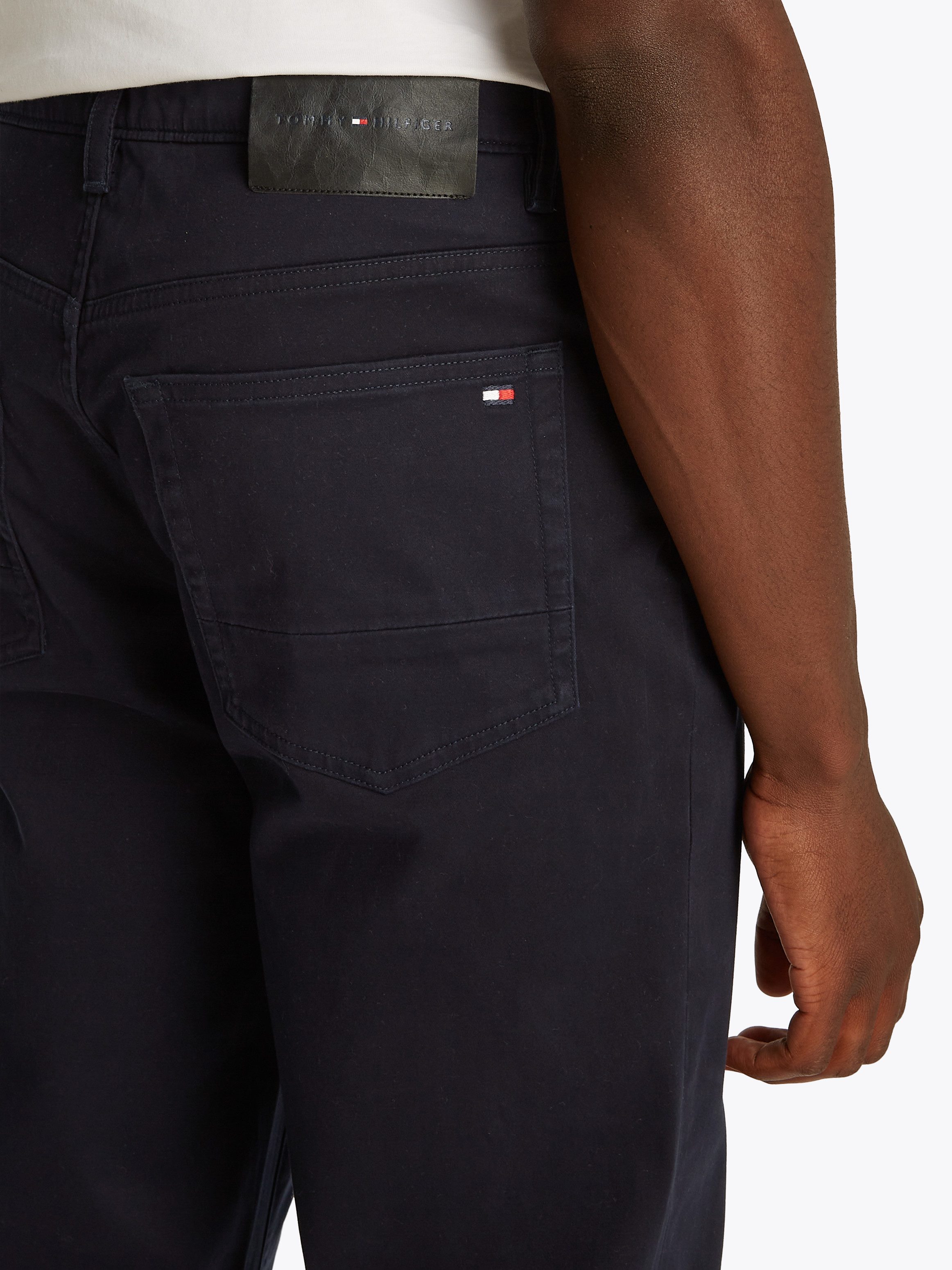 Tommy Hilfiger Stoffhose DENTON 5PKT COTTON SATIN – Bild 2 von 5