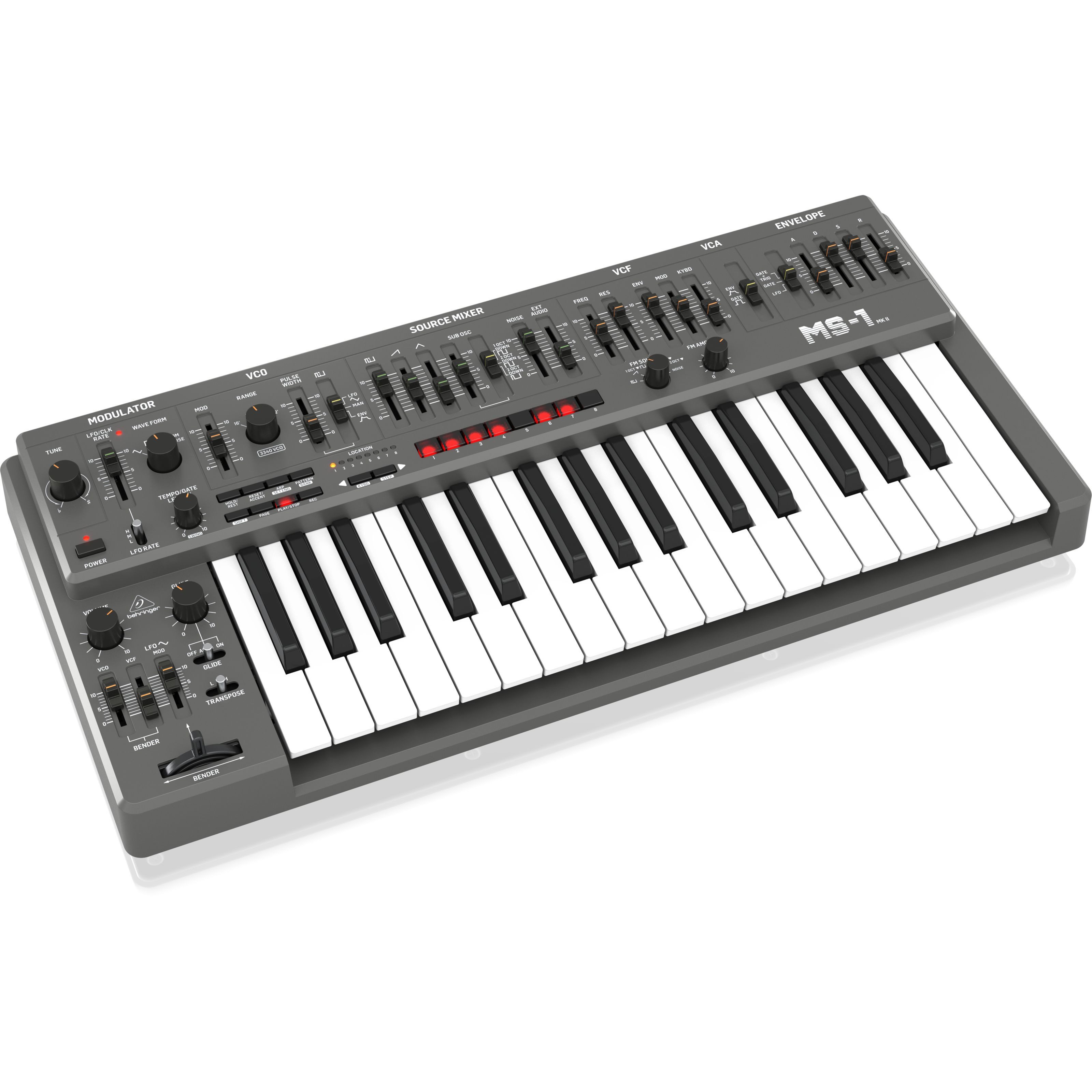 Behringer Synthesizer (Synthesizer, Analog Synthesizer), MS-1 MkII GY - Synthesizer
