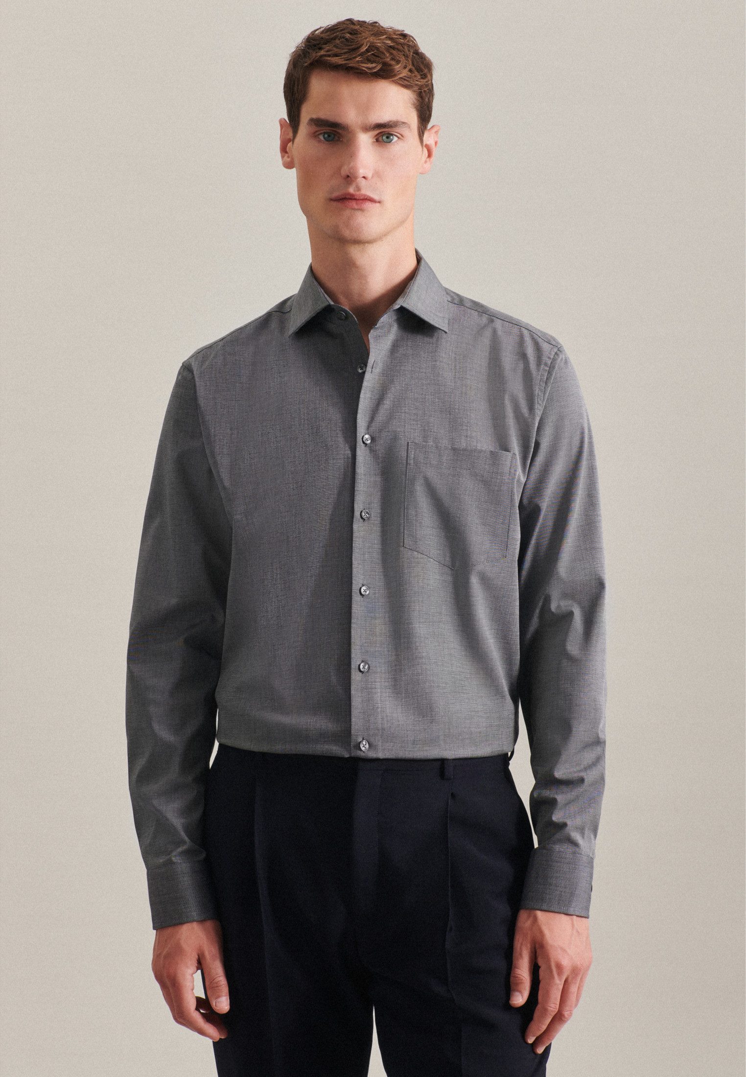 Businesshemd Schwarze Rose