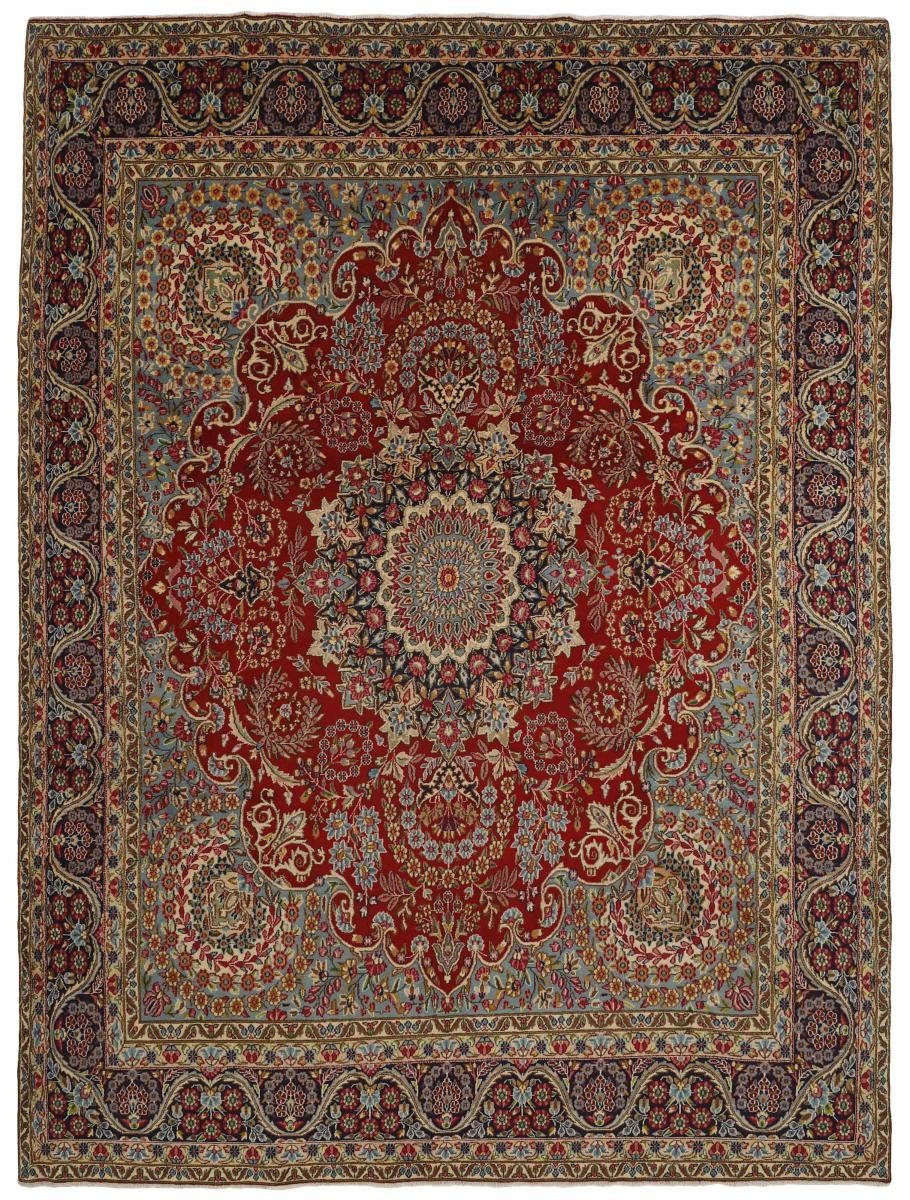 Orientteppich Kerman 292x393 Handgeknüpfter Orientteppich / Perserteppich, Nain Trading, rechteckig, Höhe: 12 mm | Kurzflor-Teppiche