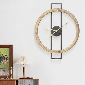Dekorative Wanduhr Wanduhr Einfache Uhr, schwebende Stummschaltung, stille Wanduhr (Für die Wanddekoration im Wohnzimmer Uhr)