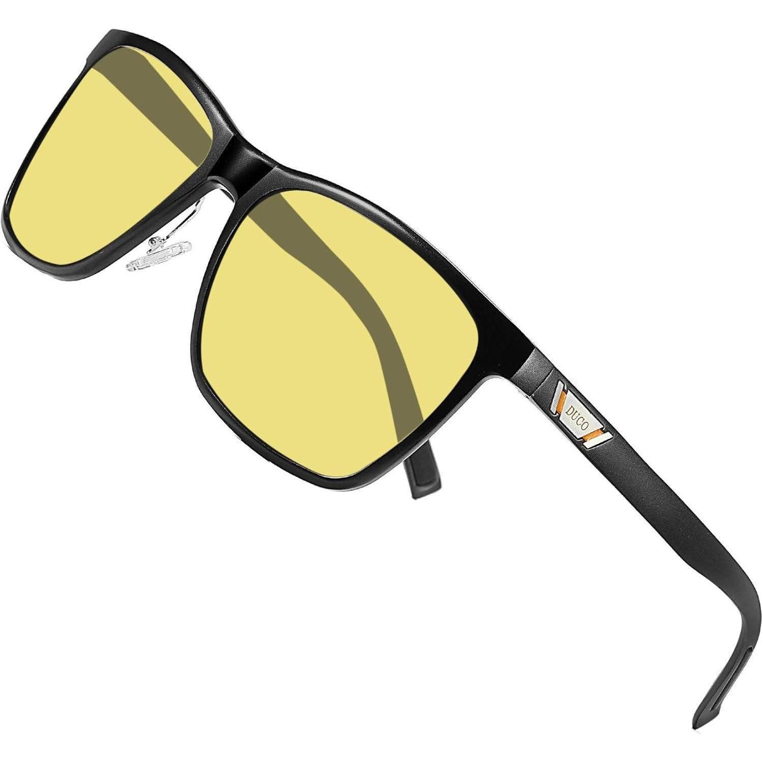 LuxusKollektion Sonnenbrille Nachtsichtbrille Autofahrer Polarisierte Gläser Schwarz gelb