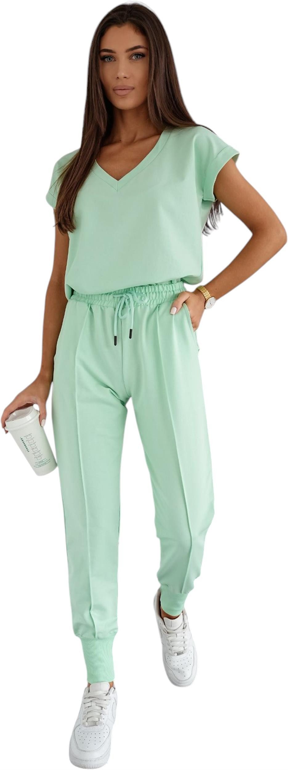 EloModa Jogginganzug Damen Freizeitanzug Jogginganzug Baumwoll-Trainingsanz günstig online kaufen