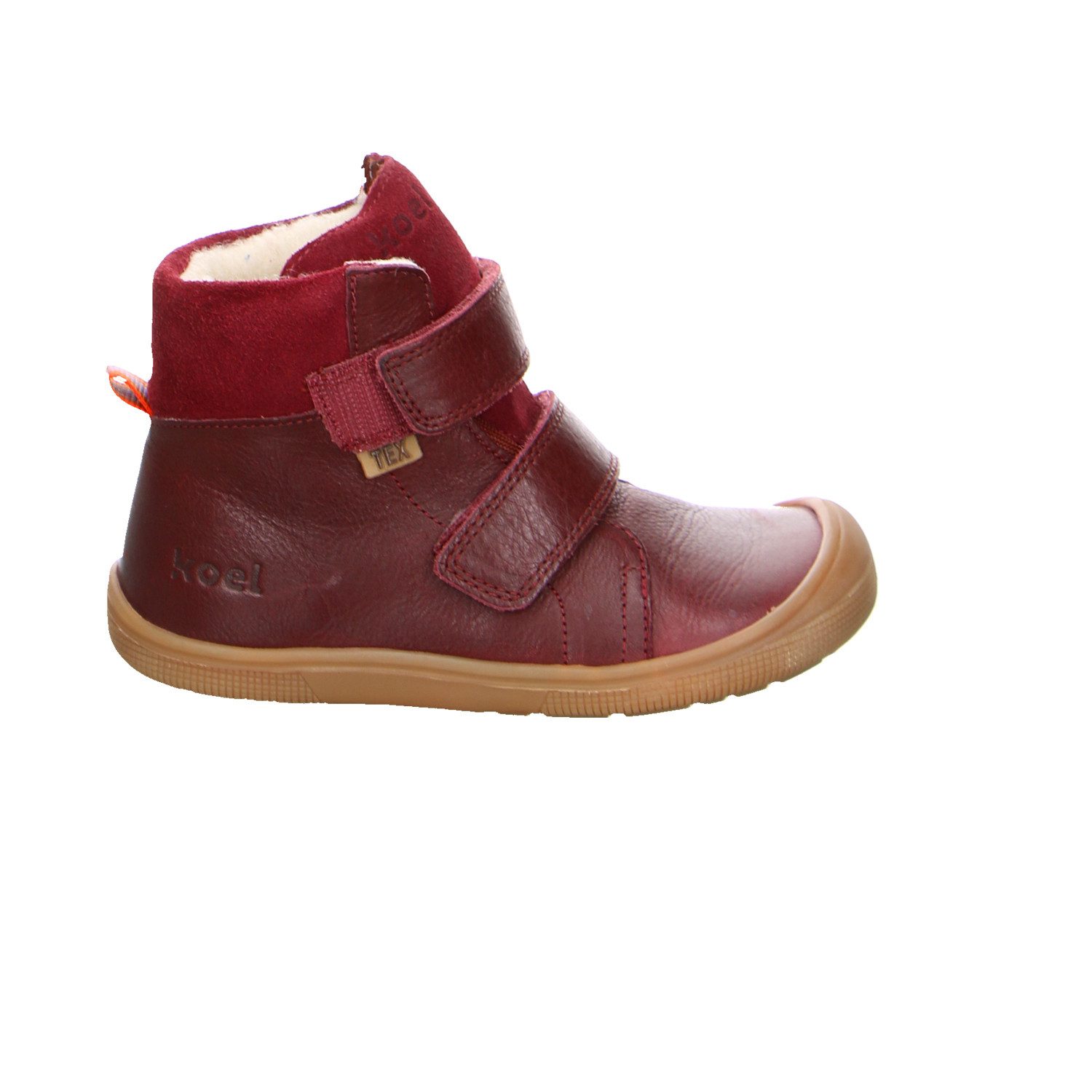 KOEL Koel Bot Desp Velcro Leder Klettstiefel Winter Mädchen rot Winterstiefelette