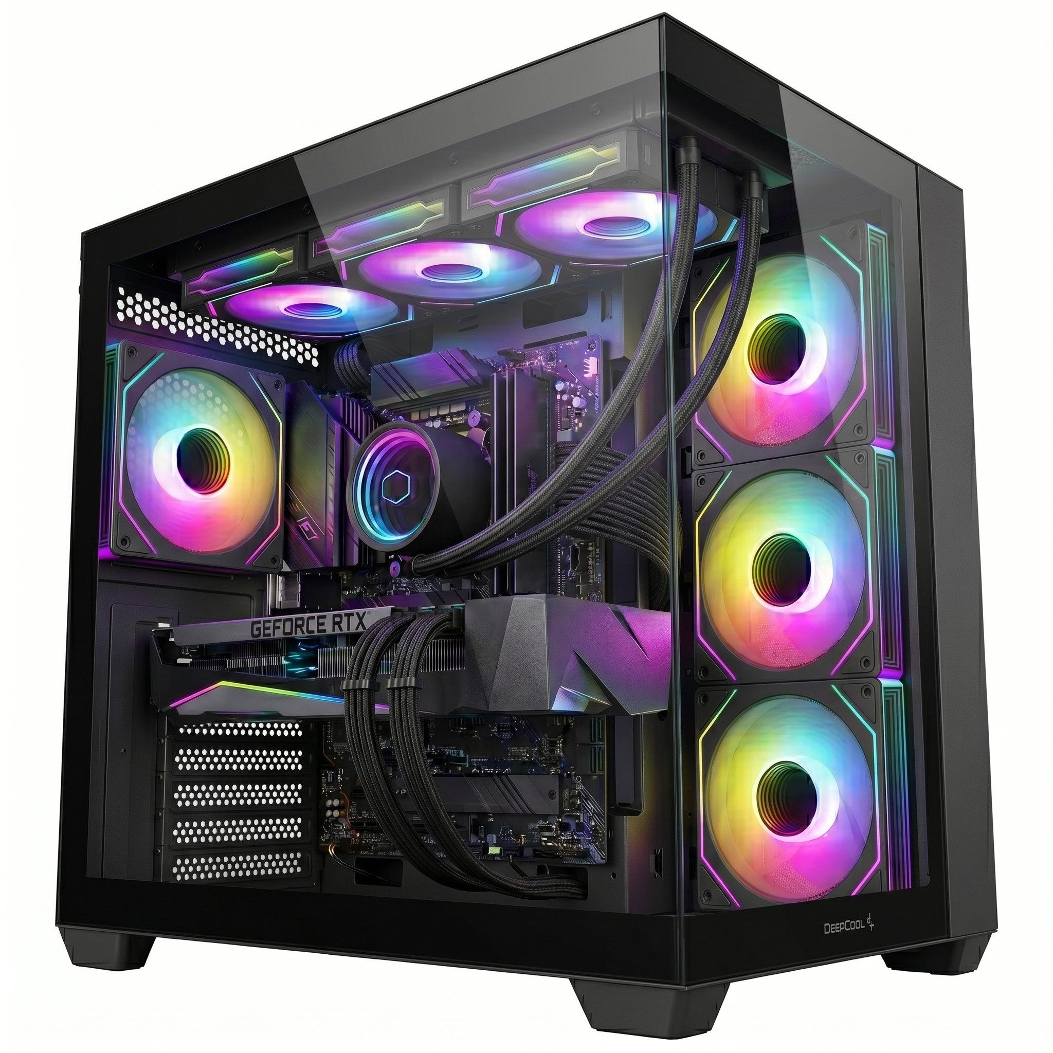 Meinpc i9-12900KF, 16-Kern mit RTX 5060 Ti 16GB und 32GB Ram Gaming-PC (Intel Core i9 12900KF, RTX 5060 Ti, 32 GB RAM, 1000 GB SSD, Wasserkühlung, RGB - Wi-Fi 6E - Windows 11 Pro)