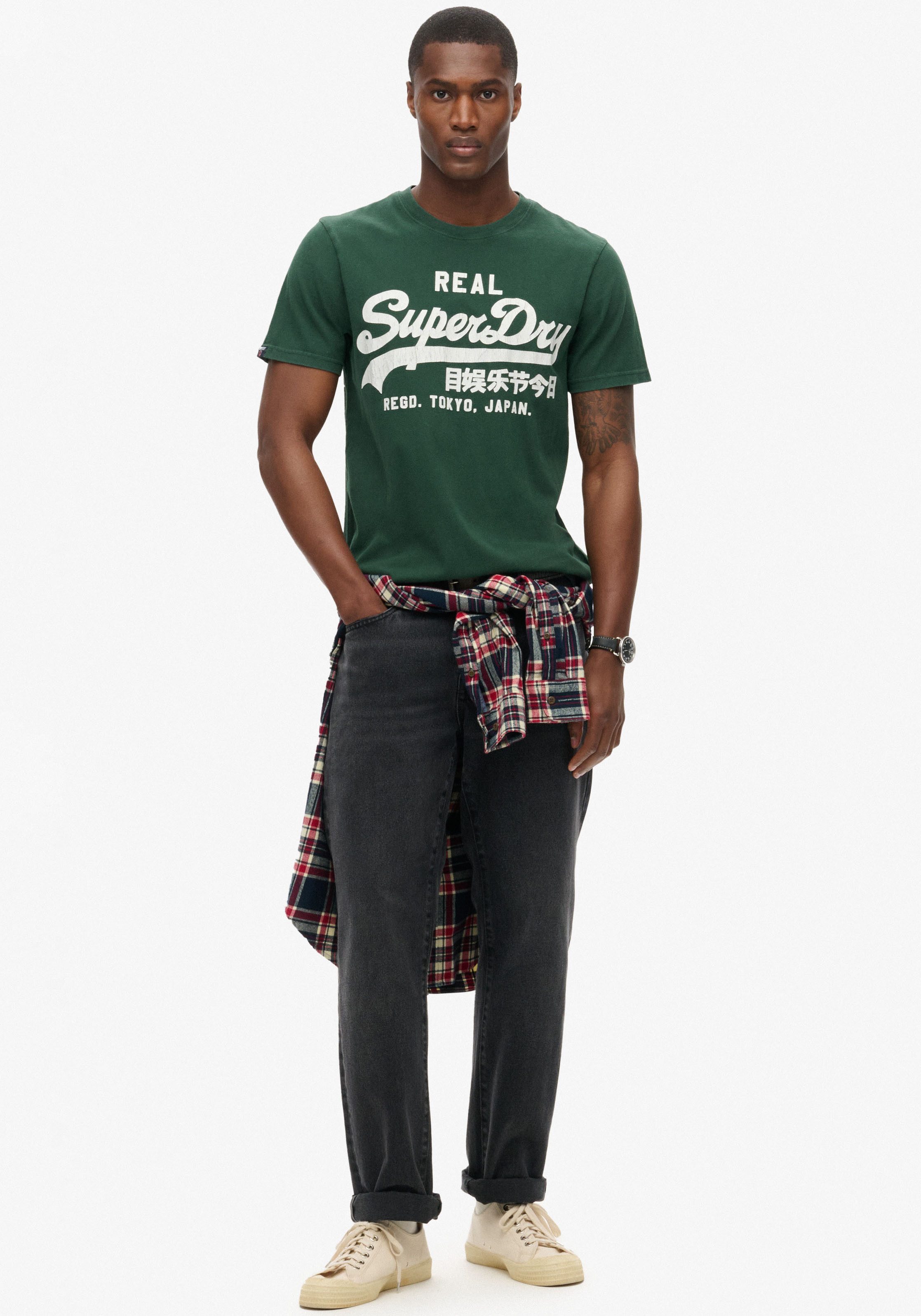 Superdry Rundhalsshirt CLASSIC VL GRAPHIC T SHIRT