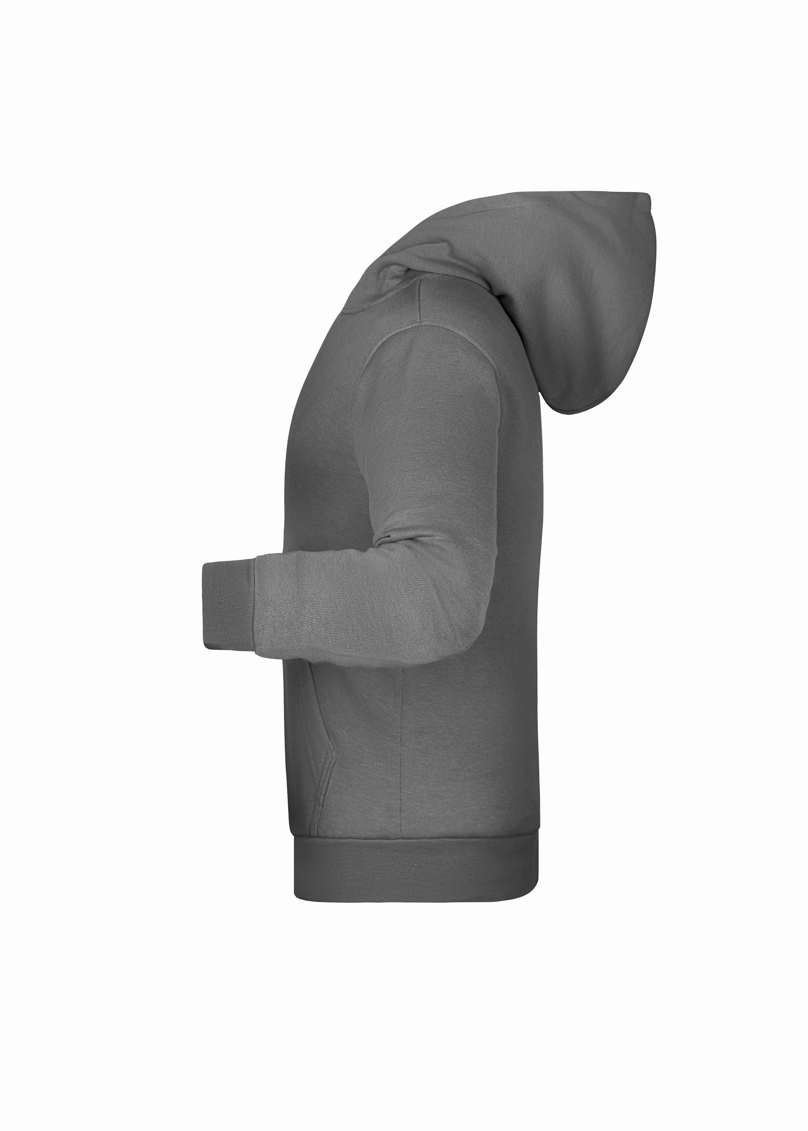 James & Nicholson Kapuzenpullover Klassisches Kapuzensweat für Kinder JN796K Unifarben