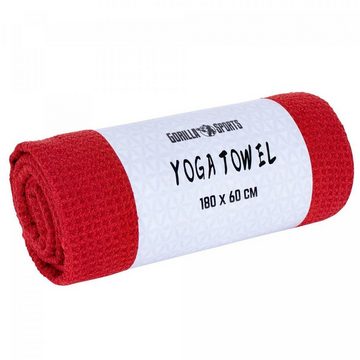 GORILLA SPORTS Sporthandtuch Yoga Handtuch 180x60cm, Towel, Strandtuch, Saugfähig, Schnelltrocknend