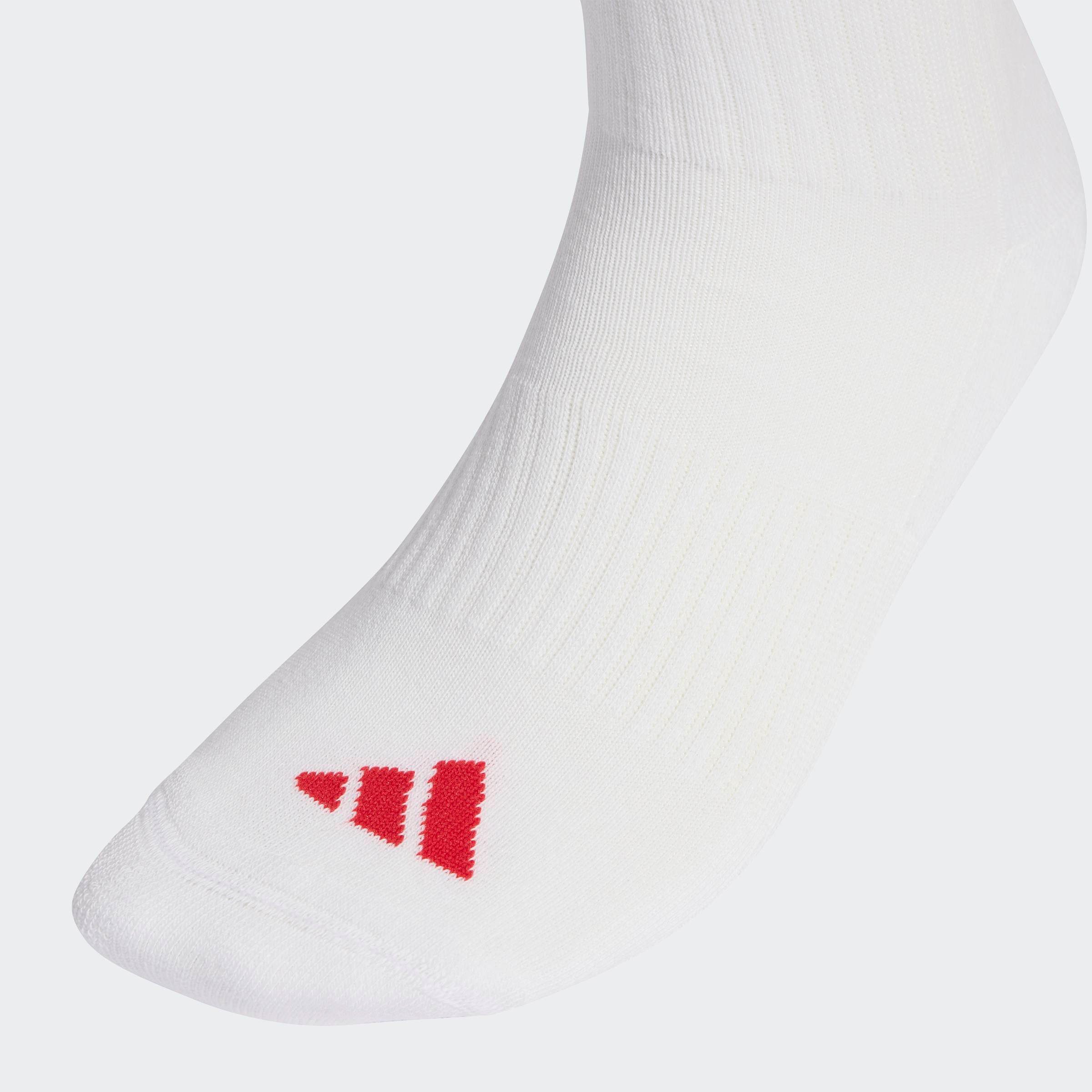 adidas Performance Sportsocken 3-STREIFEN, KNÖCHELLANG, MIT POLSTERUNG, 3ER-PACK (3-Paar) für sportive Aktivitäten und Fitness, 3er-Pack, neutraler Schnitt