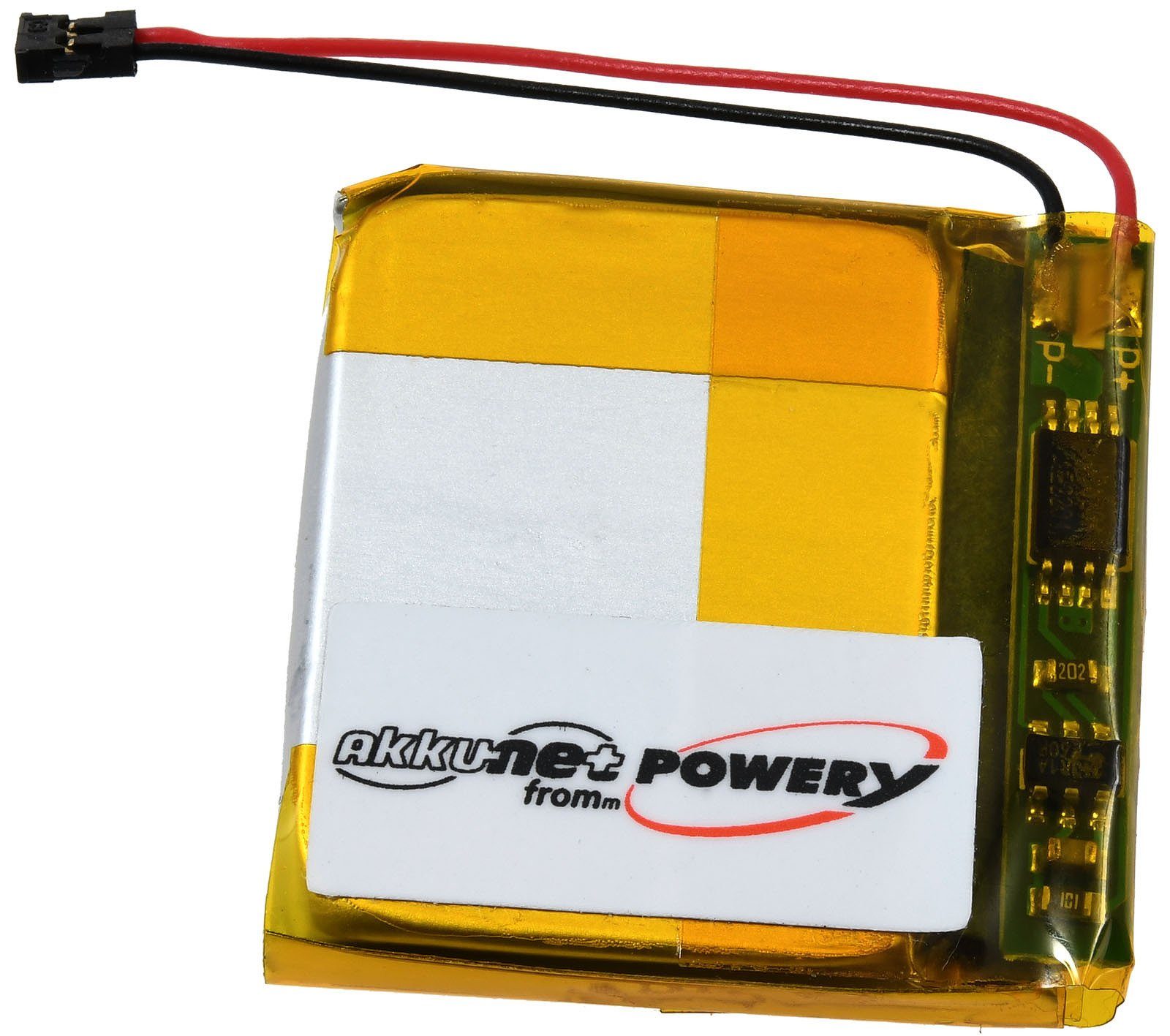 Powery Akku für TomTom Spark + Akku 200 mAh Music (3.7 Cardio V) GPS