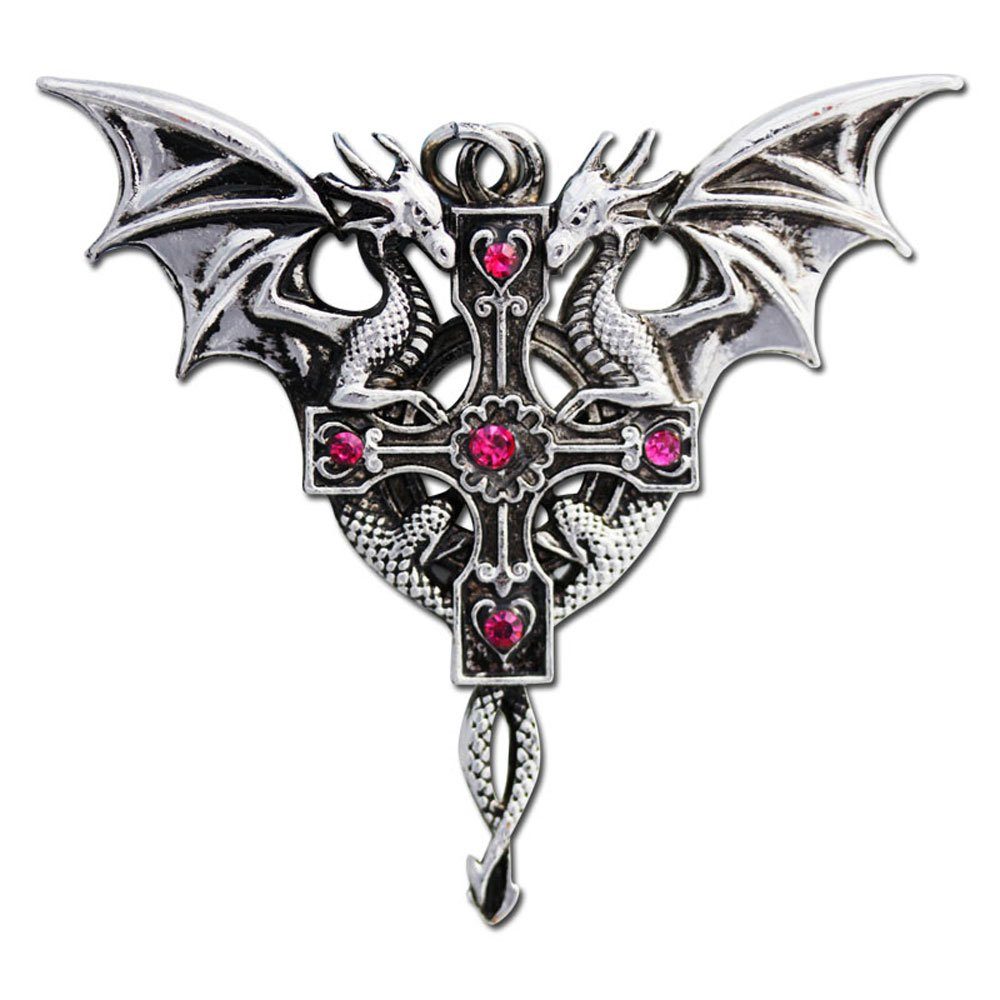 Anne Stokes Kreuzanhänger Duos Celtica Anhänger Schmuck - Kreuze - 52x50mm