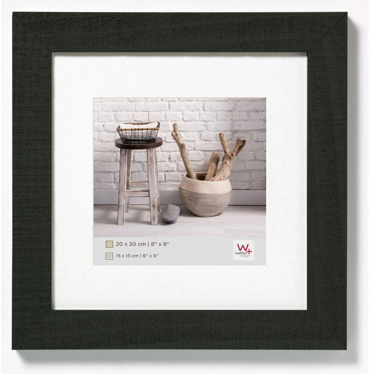 Walther Bilderrahmen Holzrahmen HO220B Home 20x20cm günstig online kaufen