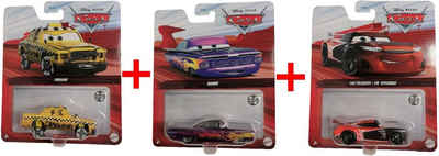 Mattel® Spielzeug-Auto Mattel 3er-SET Disney Pixar Cars mit GKB03 Faregame Taxi + FXB73 Ramon