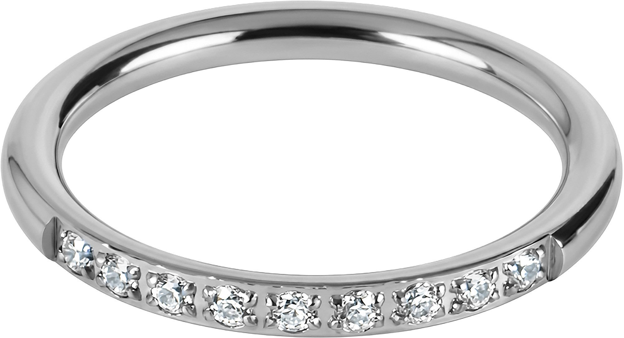 Jacques Lemans Fingerring Memoire, mit Zirkonia (synth)