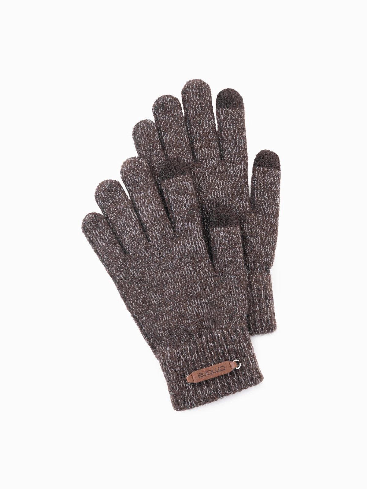 OMBRE Strickhandschuhe Herrenstrickhandschuhe mit Wolle mit günstig online kaufen
