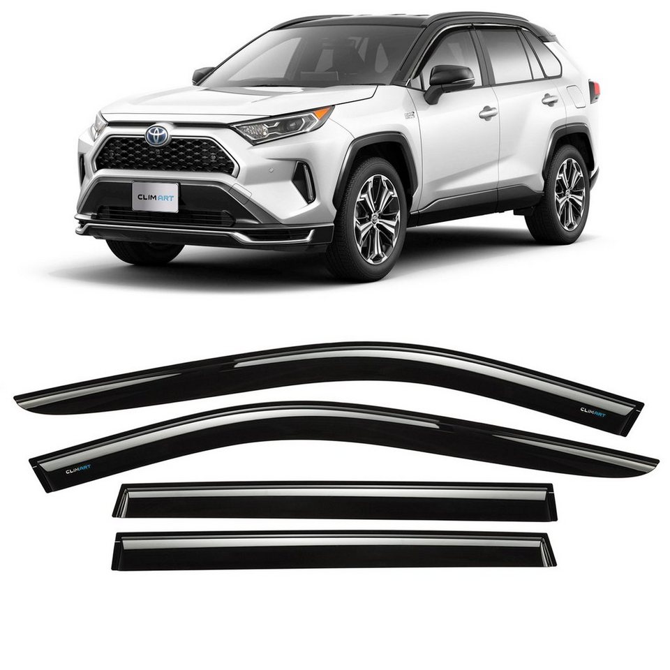 Clim Art Auto-Fußmatte CLIM ART Windabweiser für/kompatible mit Toyota RAV4  2019-2023 (4 St)