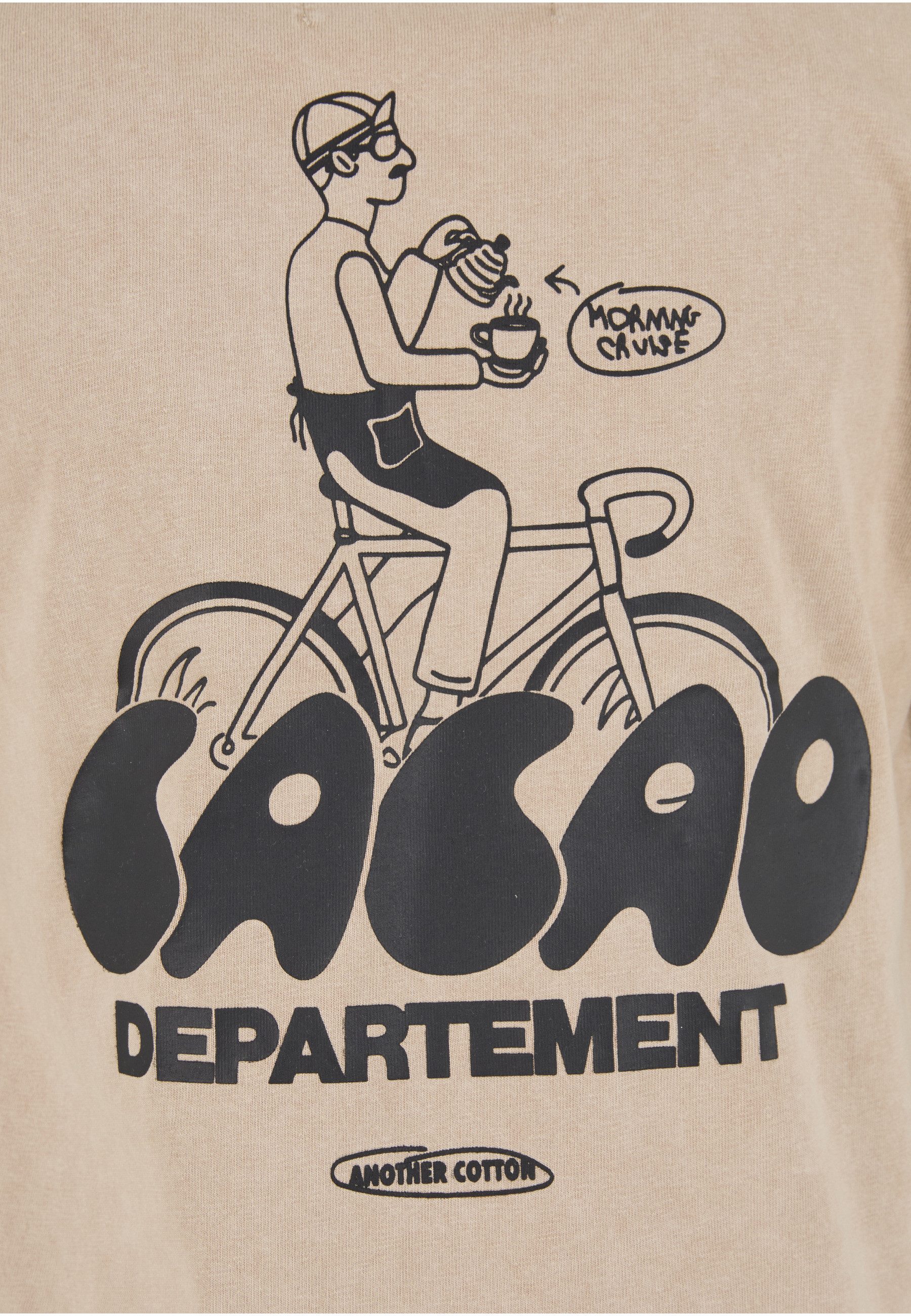 Another Cotton Lab T-Shirt Another Cotton Lab Cacao Department Oversized T-Shirt Washed (1-tlg)