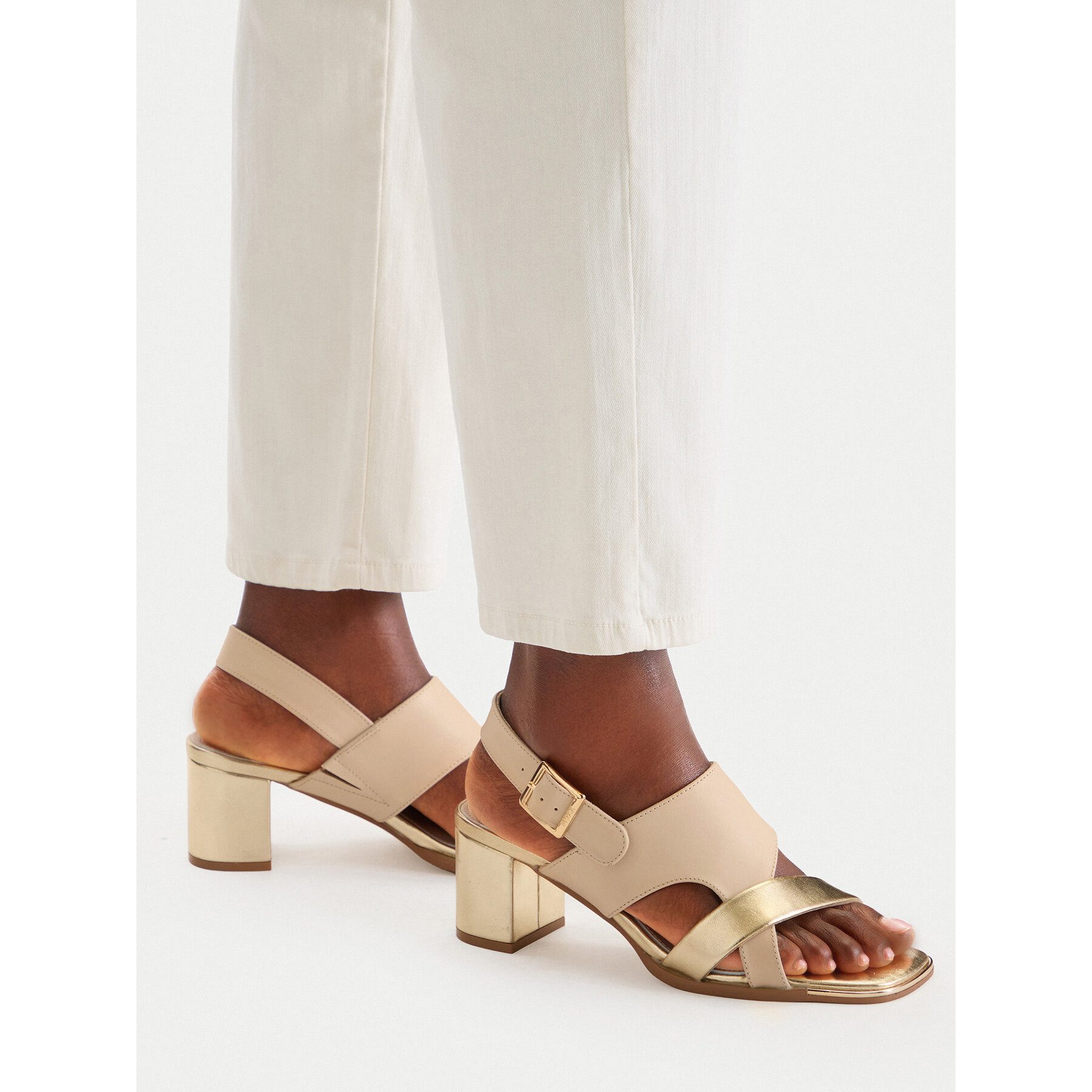 Mexx Mexx Damen-Sandalen Beige Sandale