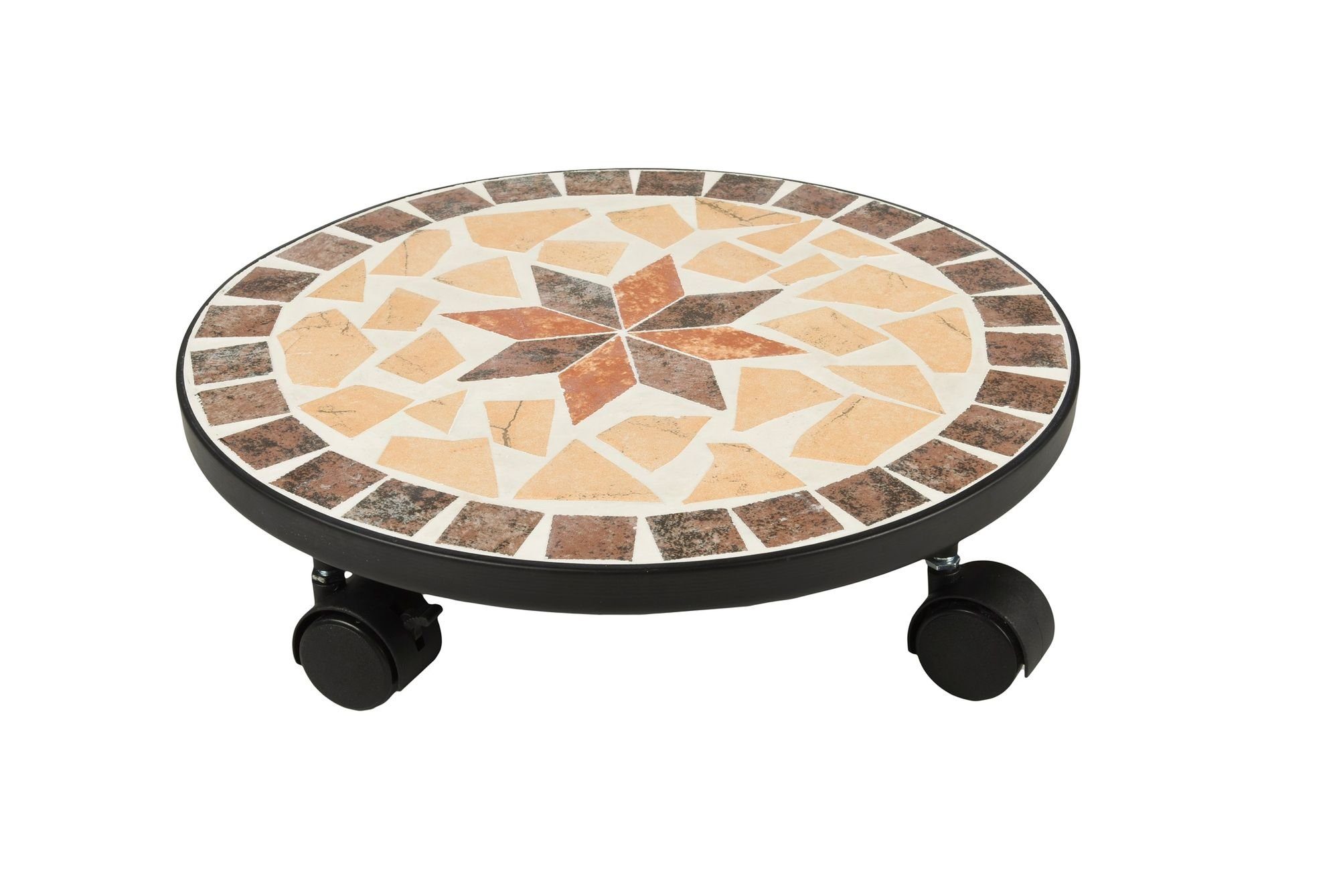 GartenHero Blumentopfuntersetzer Pflanzenroller rund Mosaik Blumenroller günstig online kaufen