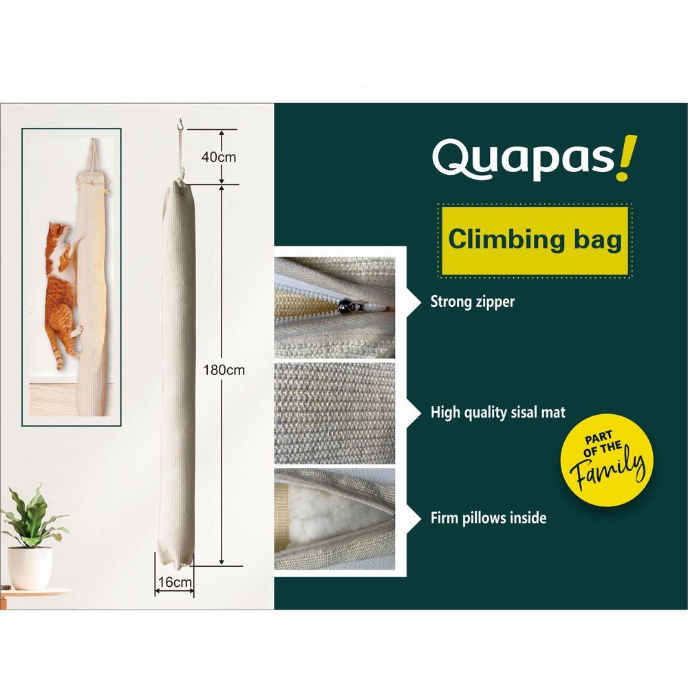 Quapas! Kratzbaum QUAPAS! Klettersack - 180 x 16cm