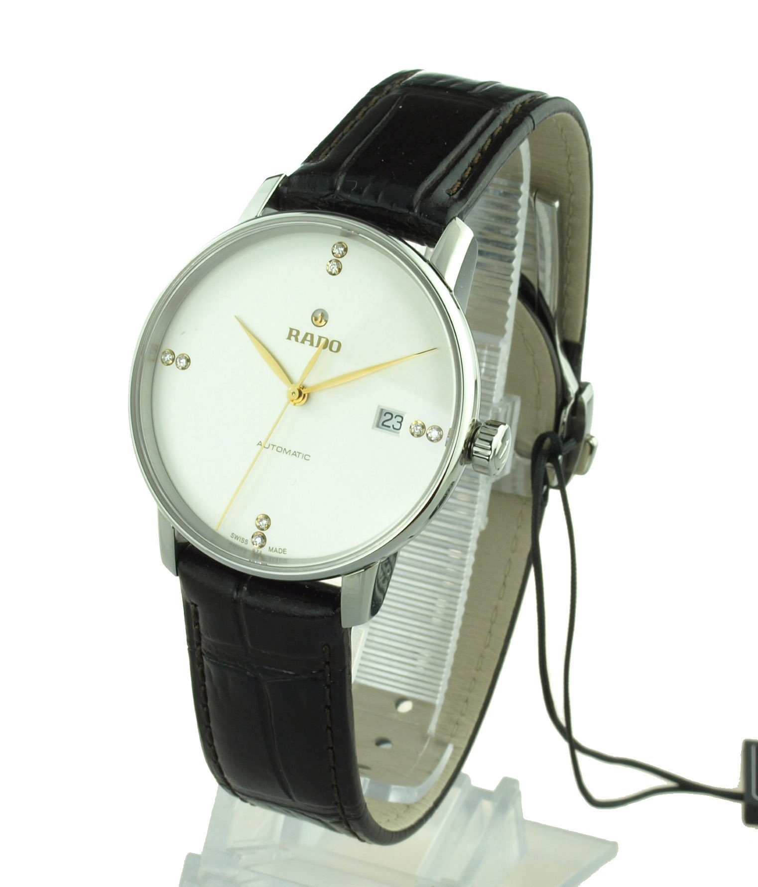 L Classic Rado Made UhrR22860725 Unisex Dinamantbesatz Automatikuhr Swiss Coupole NEU,