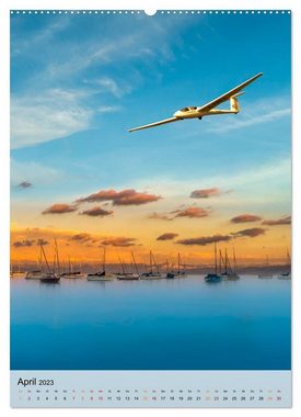 CALVENDO Wandkalender Segelfliegen - einfach Spaß (Premium, hochwertiger DIN A2 Wandkalender 2023, Kunstdruck in Hochglanz)
