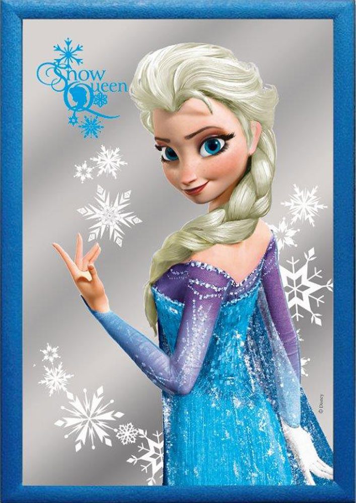 Dekospiegel KS91 Frozen - Snow Queen Elsa - Bedruckter Spiegel