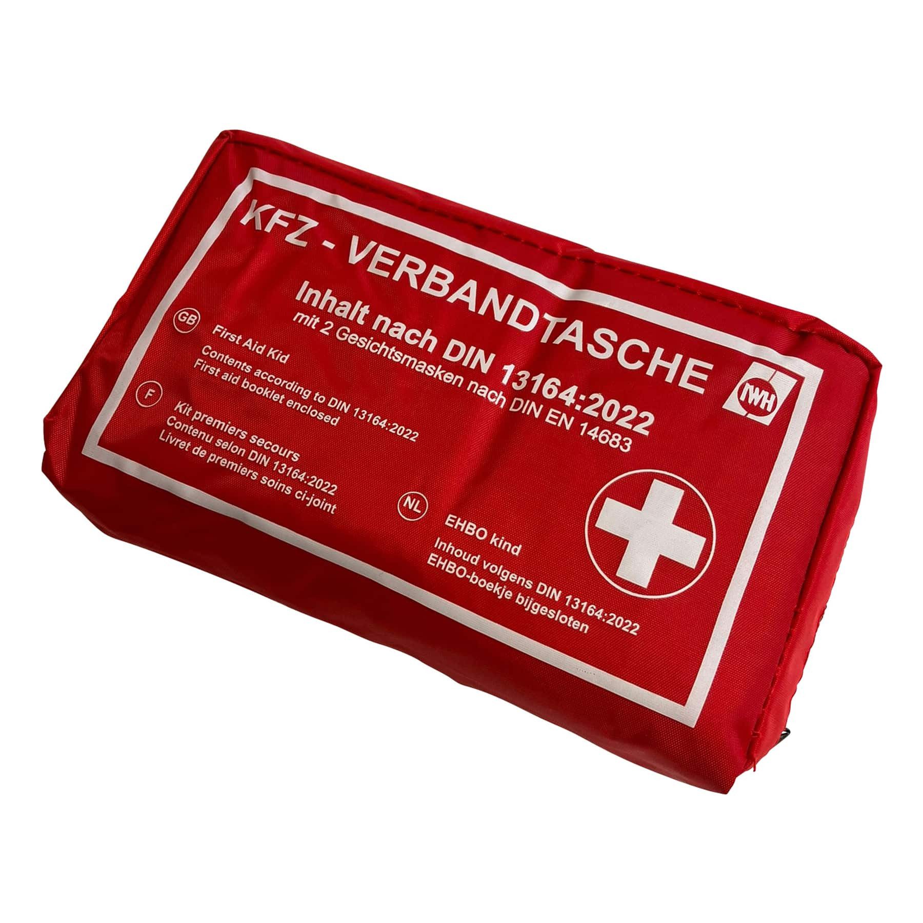 Wundpflaster IWH KFZ-Verbandstasche 023511, rot, DIN