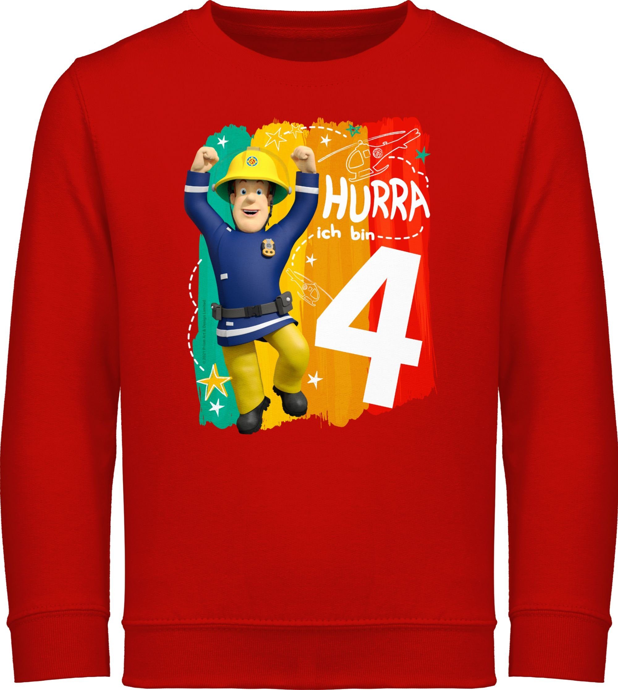 Sweatshirt Hurra ich bin Vier - Sam
