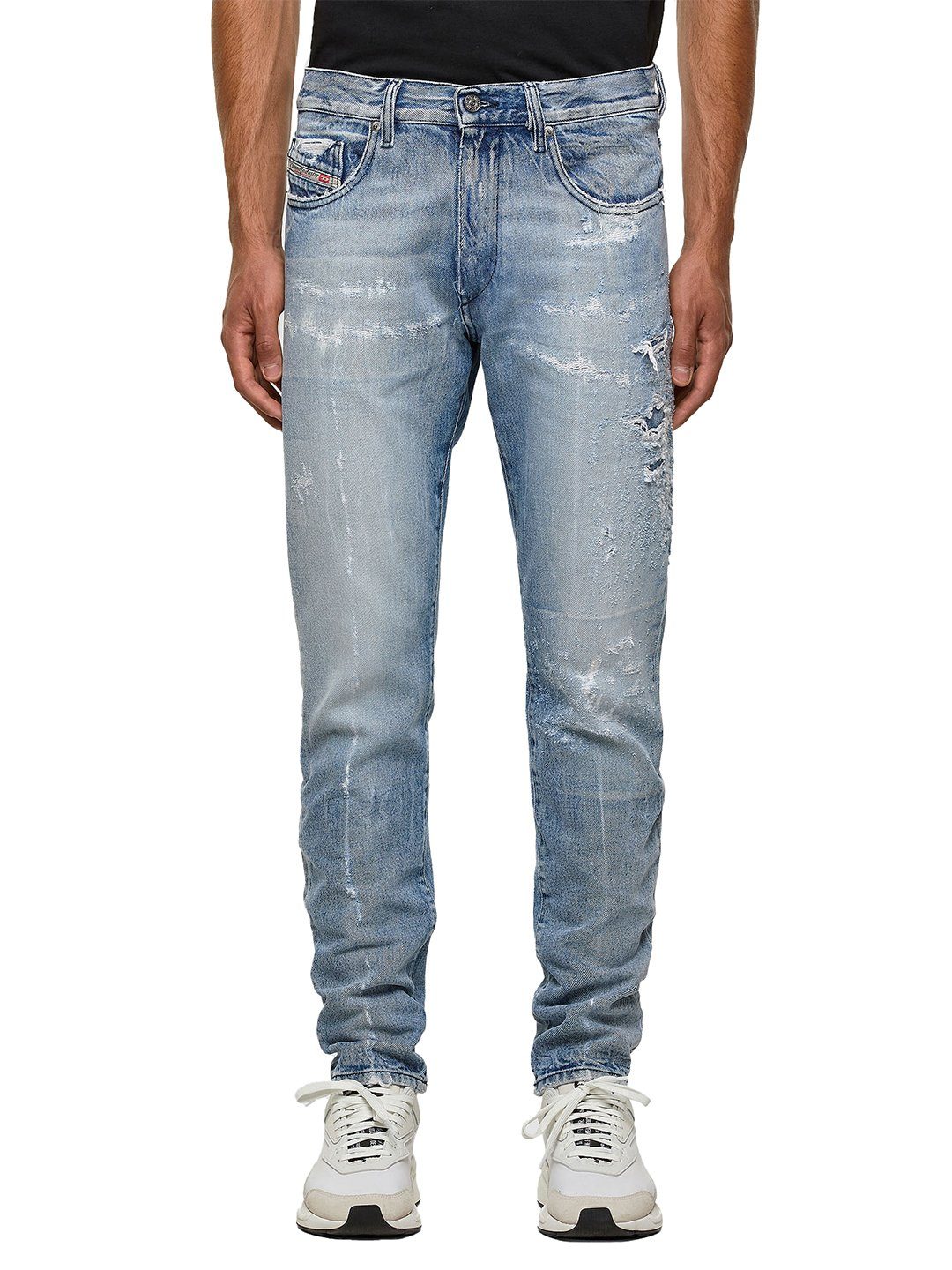 Diesel Slim-fit-Jeans Handgefertigte Vintage Details - D-Strukt 009KH - Länge:32 | Slim-Fit Jeans