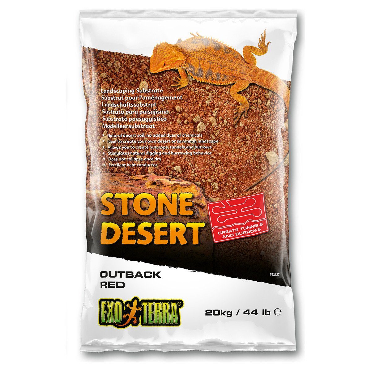 Terrarien-Substrat Outback Red Stone Desert 20 kg