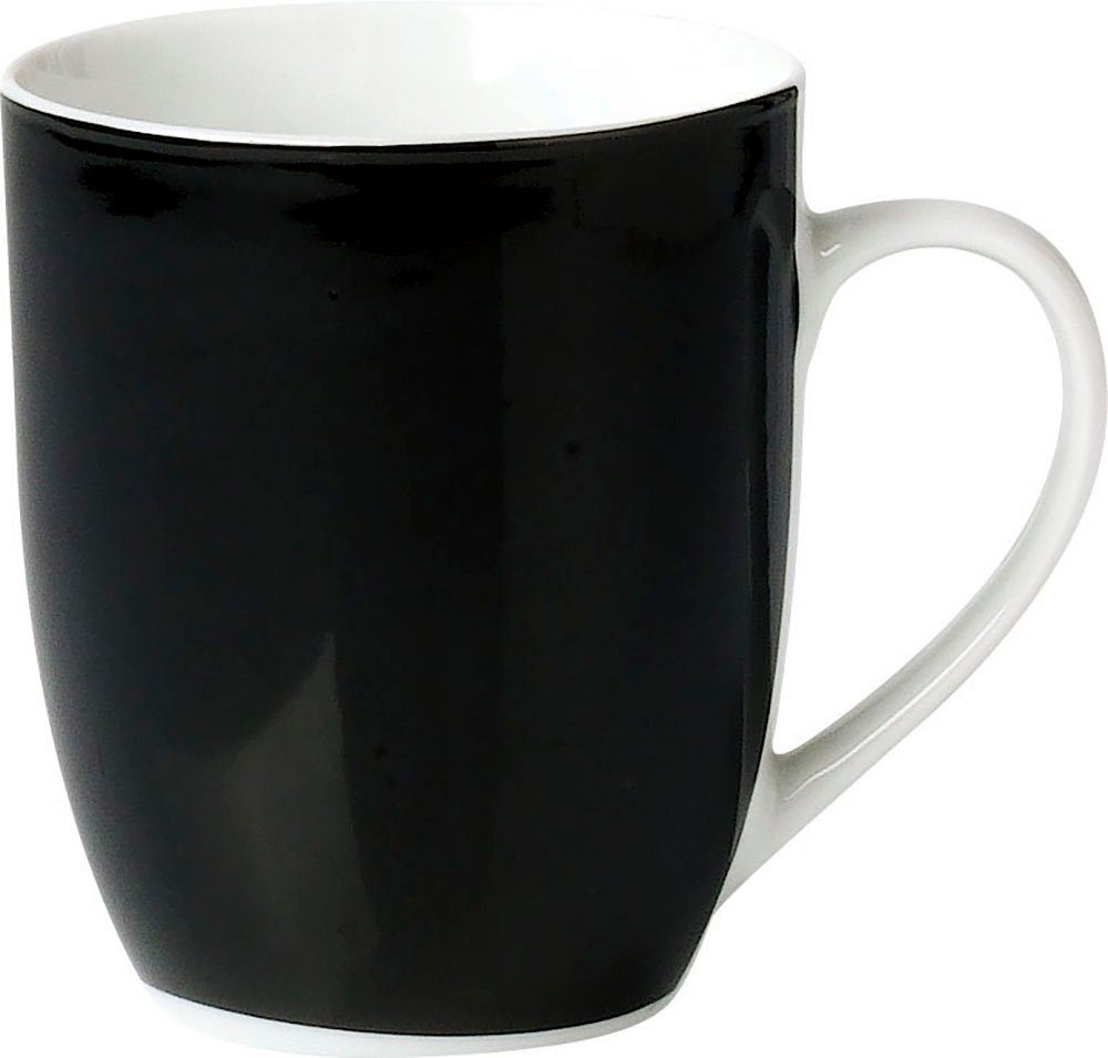 van Well Becher Vario, 6-tlg., Porzellan, spülmaschinen- und mikrowellengeeignet, 6-teilig