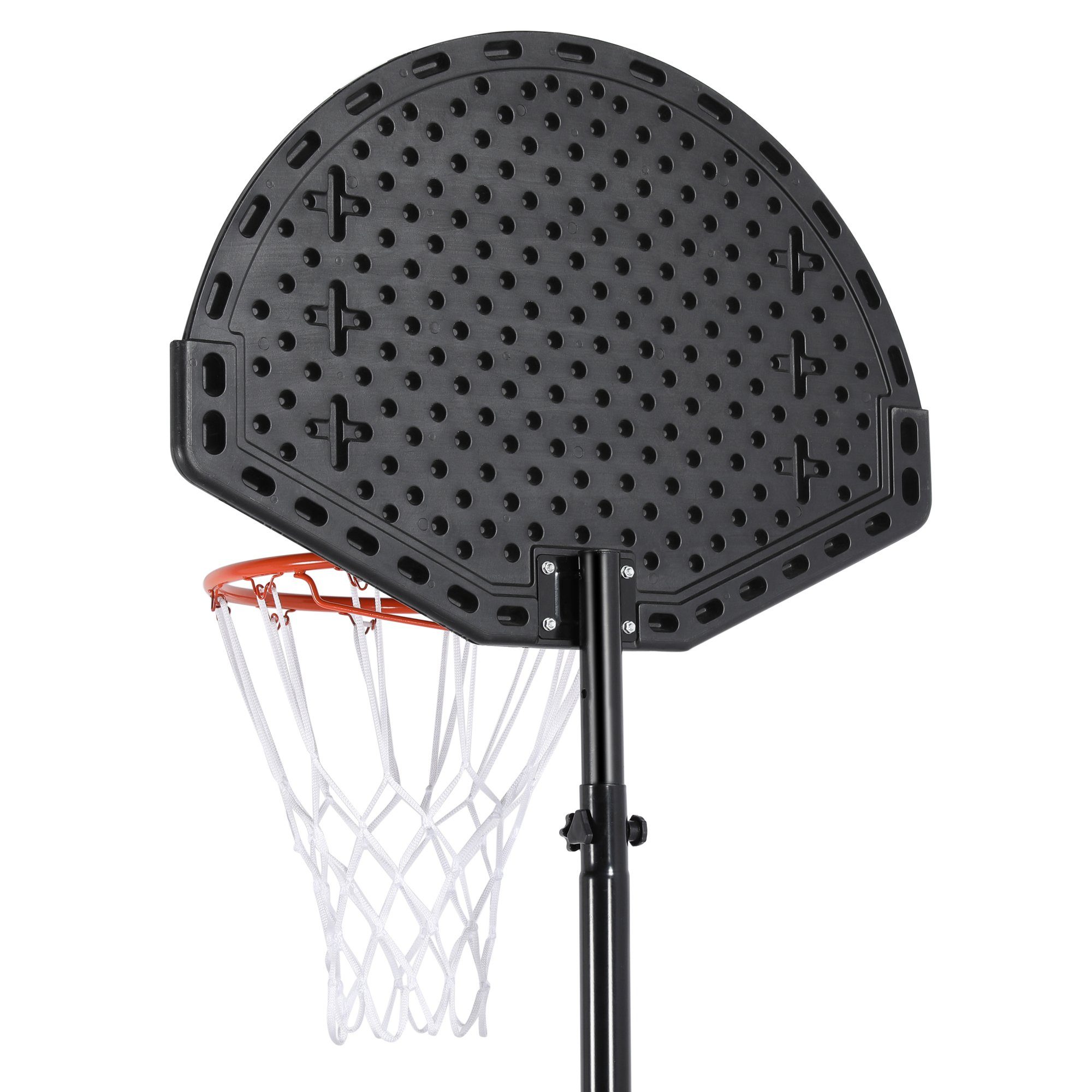 Yaheetech Basketballständer, Basketballkorb mit Rollen 277 cm bis 217