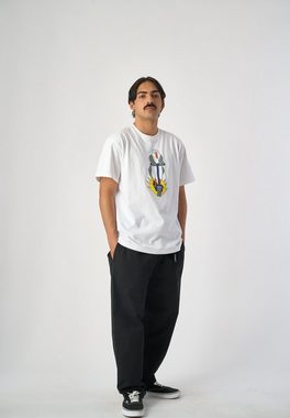 Cleptomanicx T-Shirt Scooter Gull mit coolem Frontprint