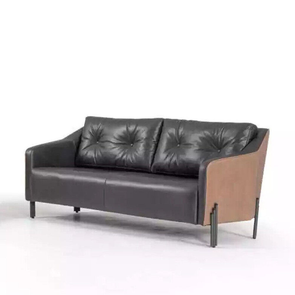 JVmoebel Sofa Arbeitszimmer Sofa Couch 3 Sitzer Textil Polster Stoff Neu Büro Möbel, Made In Europe
