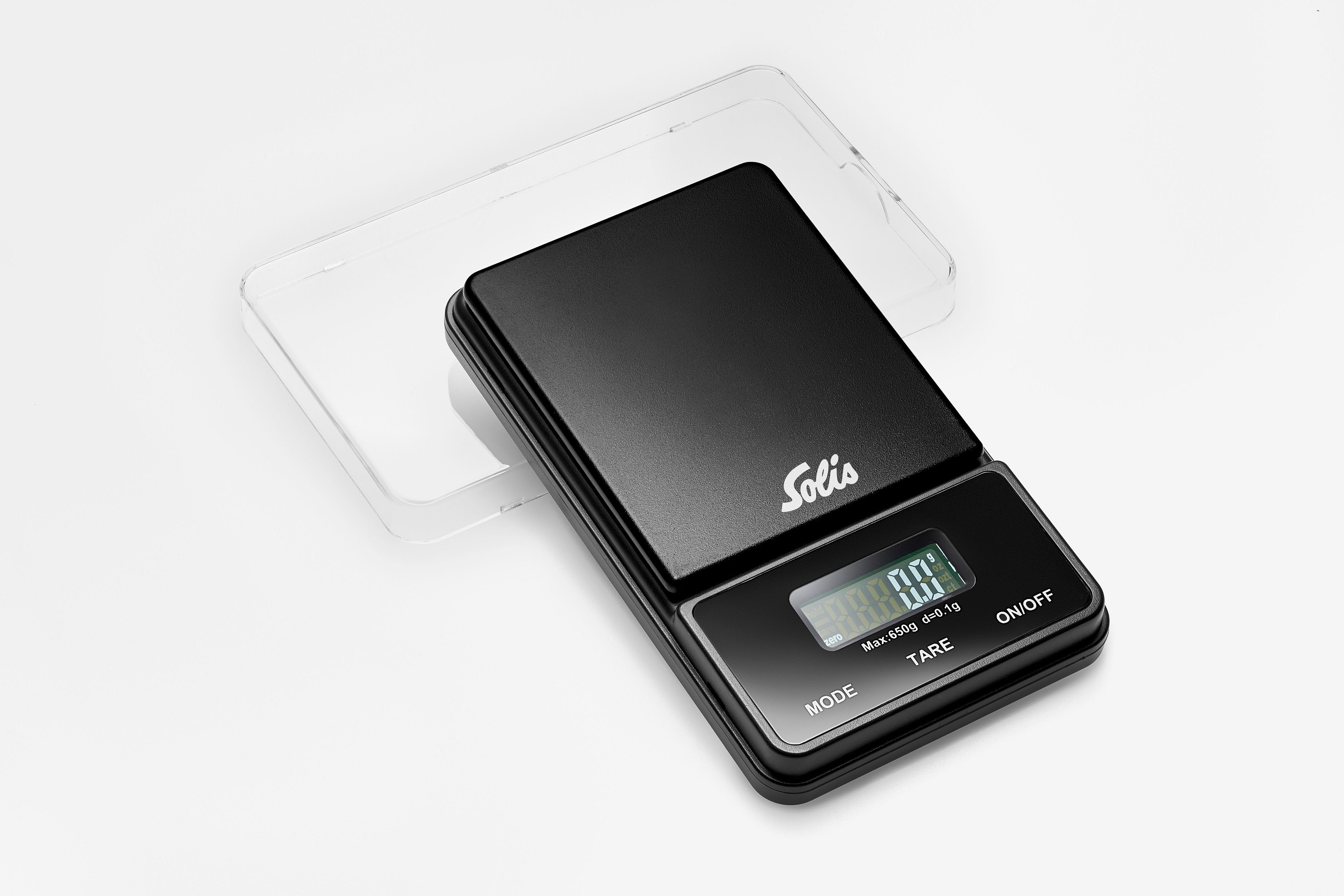 SOLIS OF SWITZERLAND Feinwaage Coffee Digital Scale, Type 1030, 0,1 - 650 g, Einheiten: Gramm, Unze, Karat, LCD Display