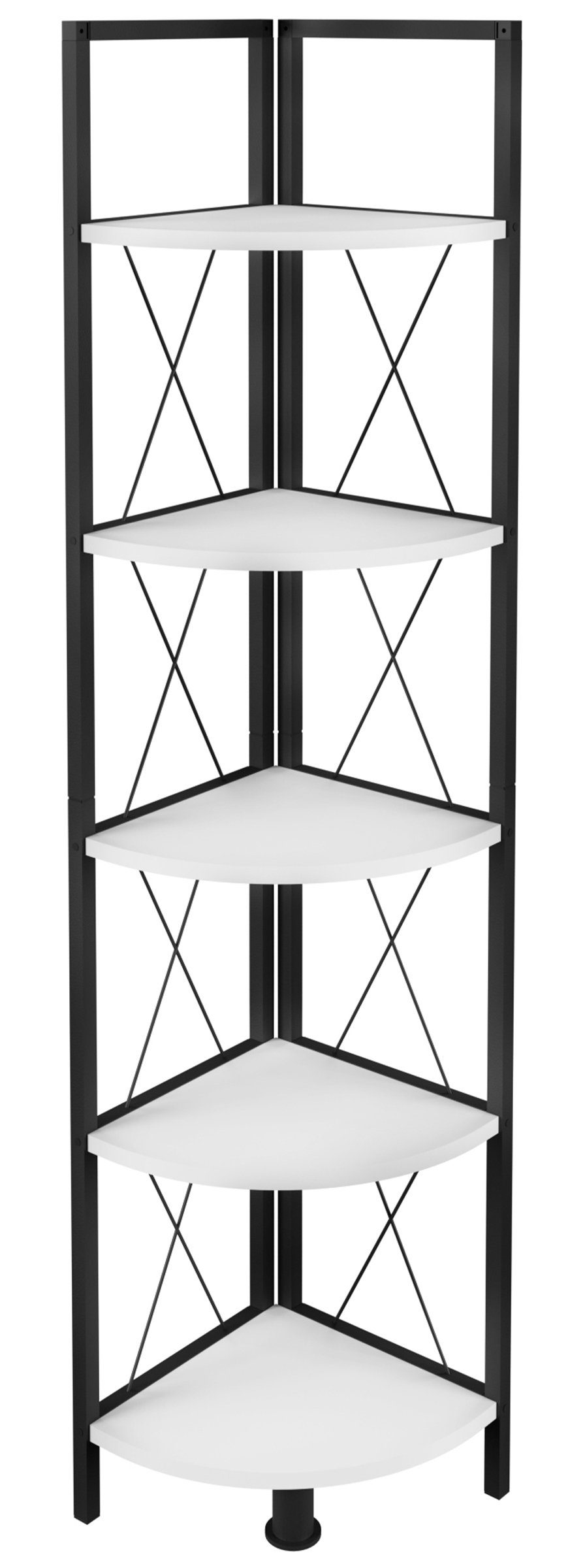 VCM Standregal Holz Metall Eckregal Bücher günstig online kaufen