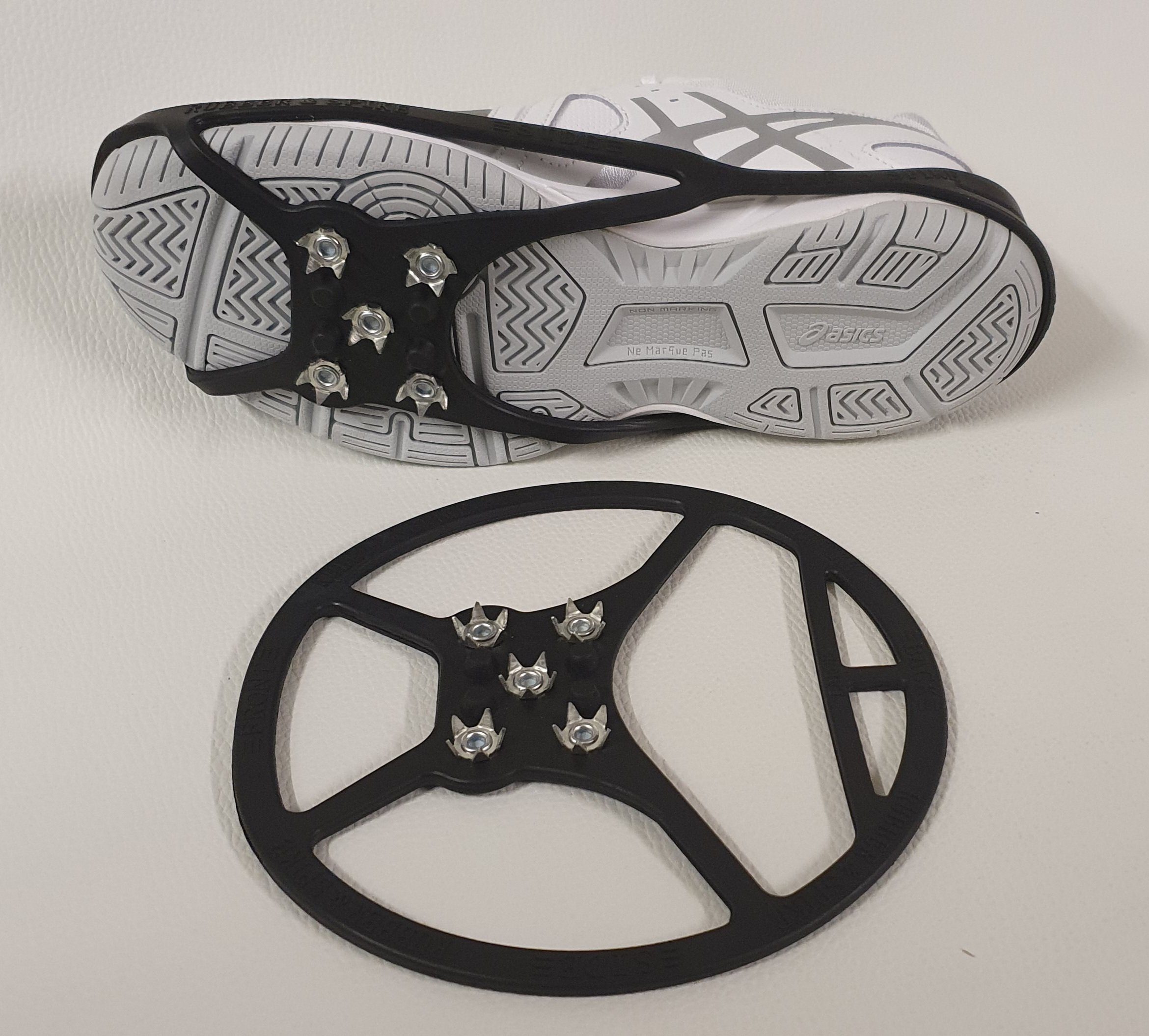 everest 1953 Spikes Schuhspikes Antirutsch Schuhkrallen Gripper Steigeisen für Schuhe, unter vorhandenen Schuh spannen