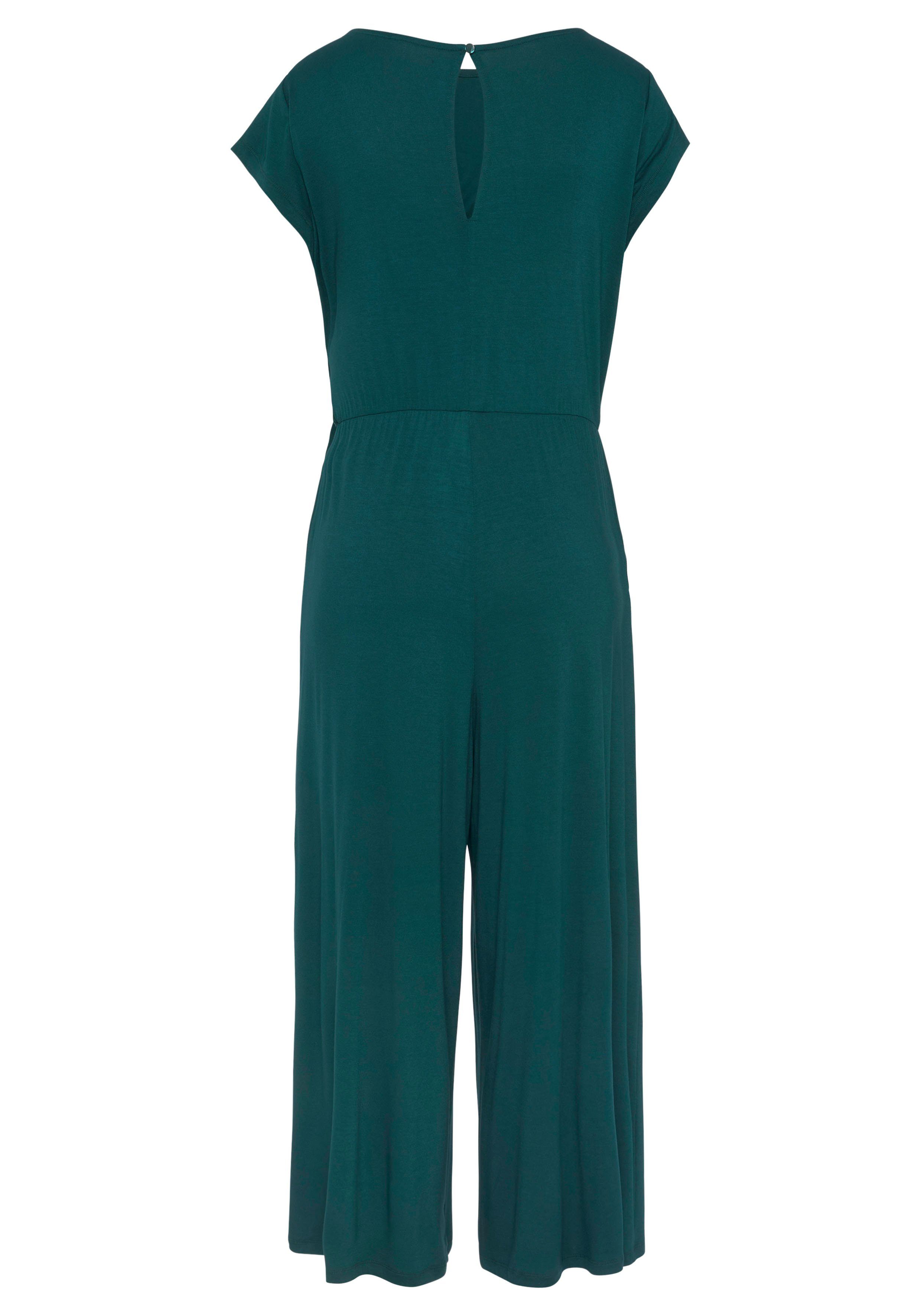 LASCANA Culotte-Overall mit Knotendetail in der Taille, eleganter Jumpsuit, festlich