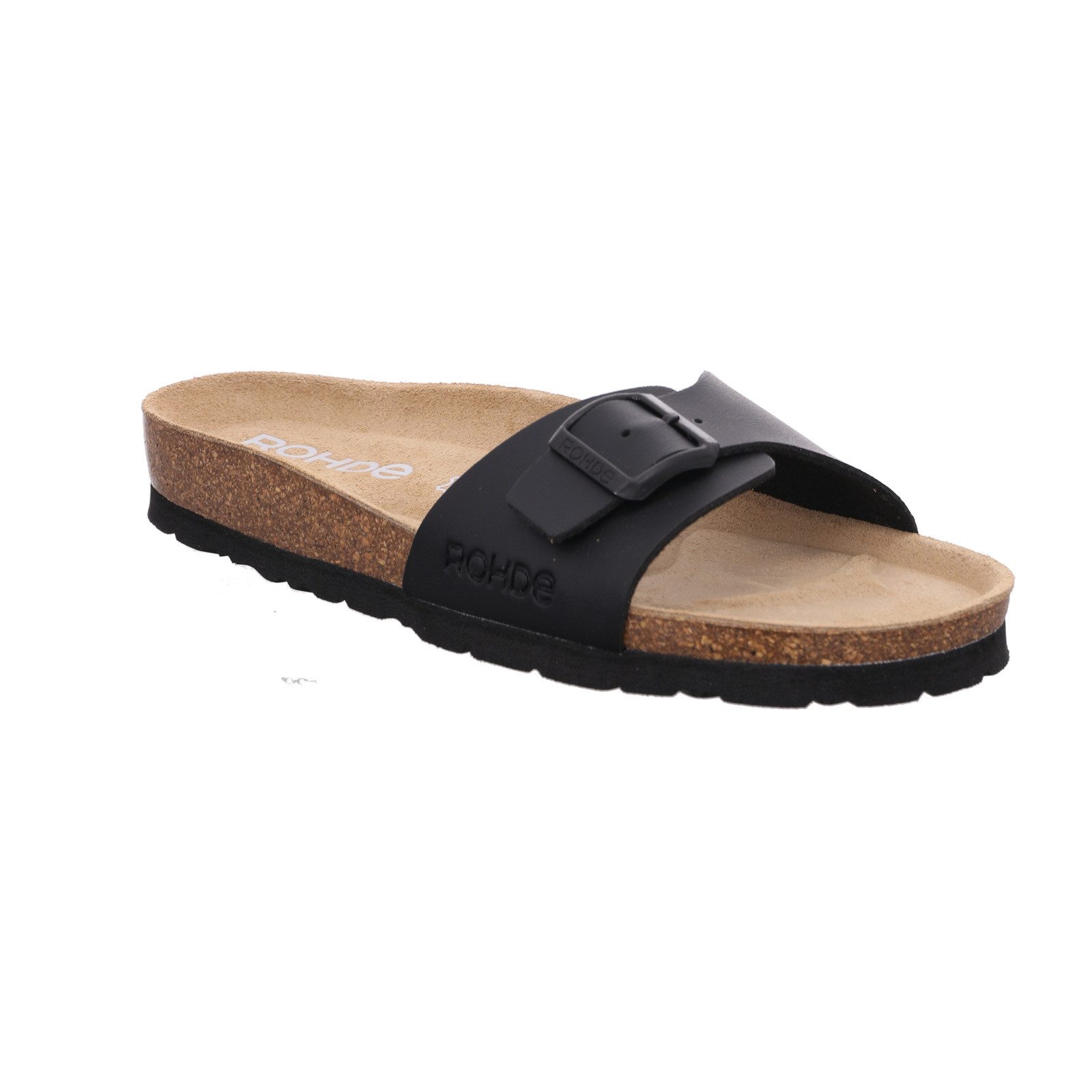 Rohde SUNNYS Pantolette Sommerschuh, Schlappen, Urlaubsschuh, Strandschuh mit Fußbett