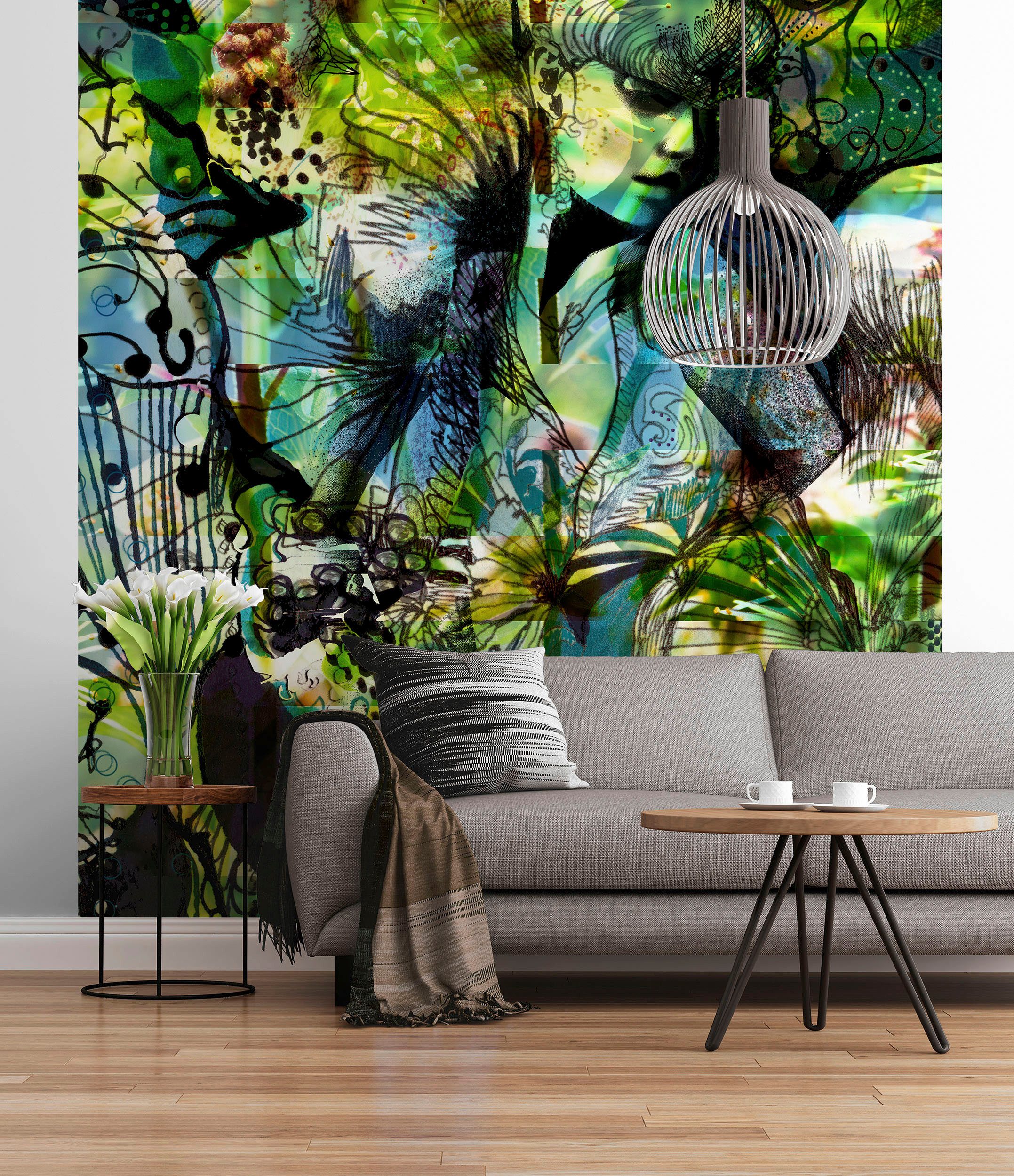 Komar Fototapete Fototapete - Aphrodite´s Garden - Größe 184 x 254 cm, glatt, bedruckt, (Packung, 1 St)
