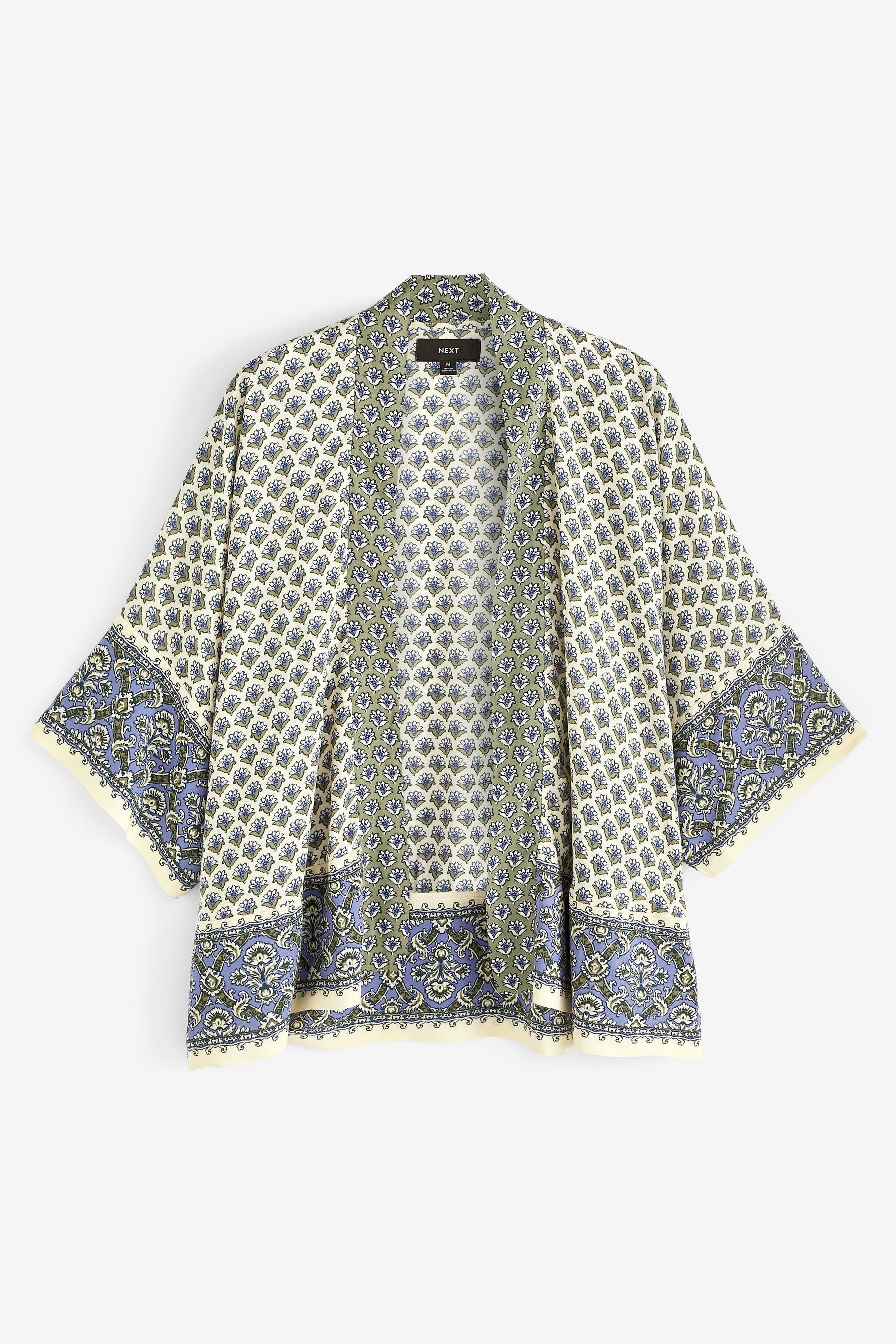 Kimono Next (1-tlg) geometrischem Muster mit Blusenkimono