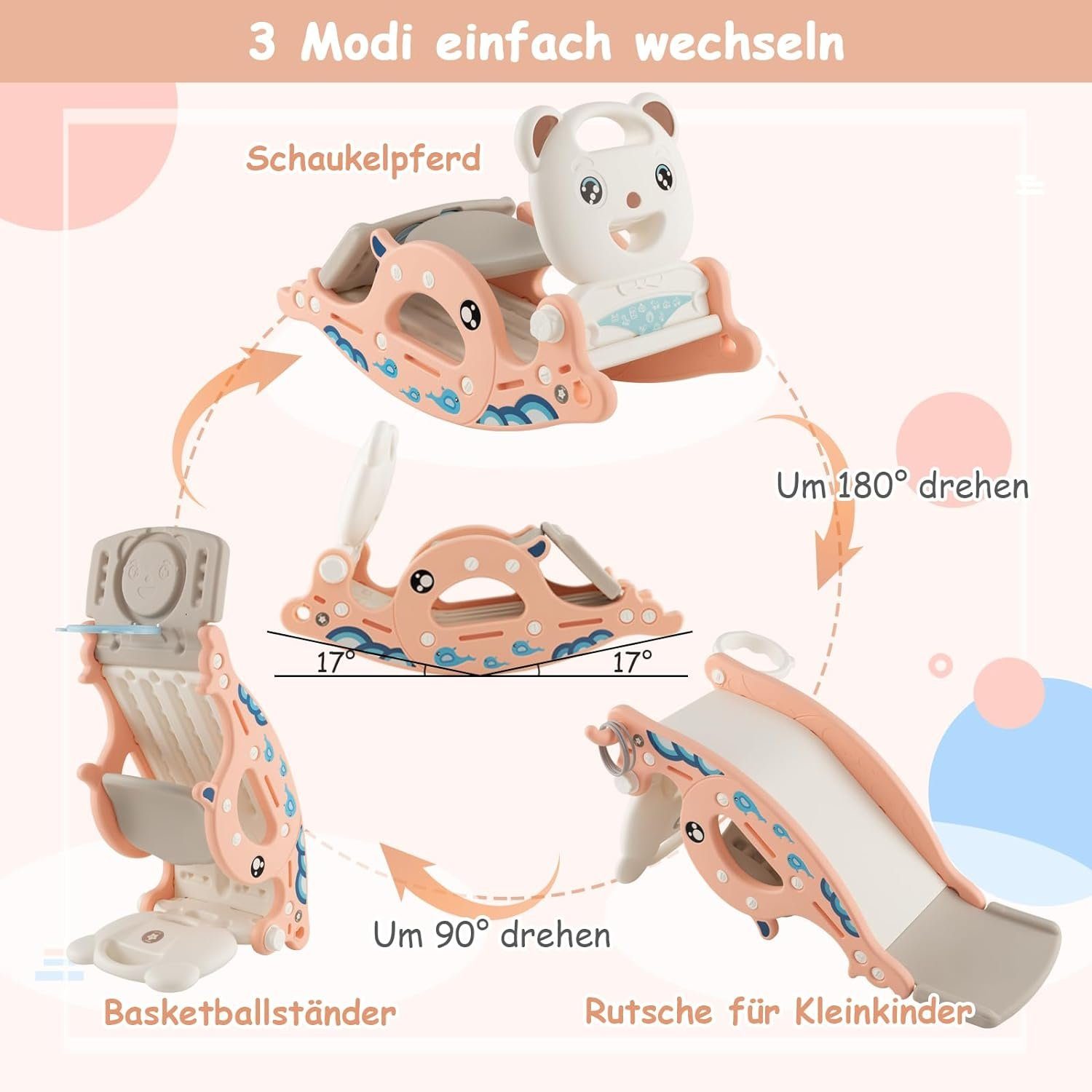 KOMFOTTEU Rutsche 4 in 1, mit günstig online kaufen